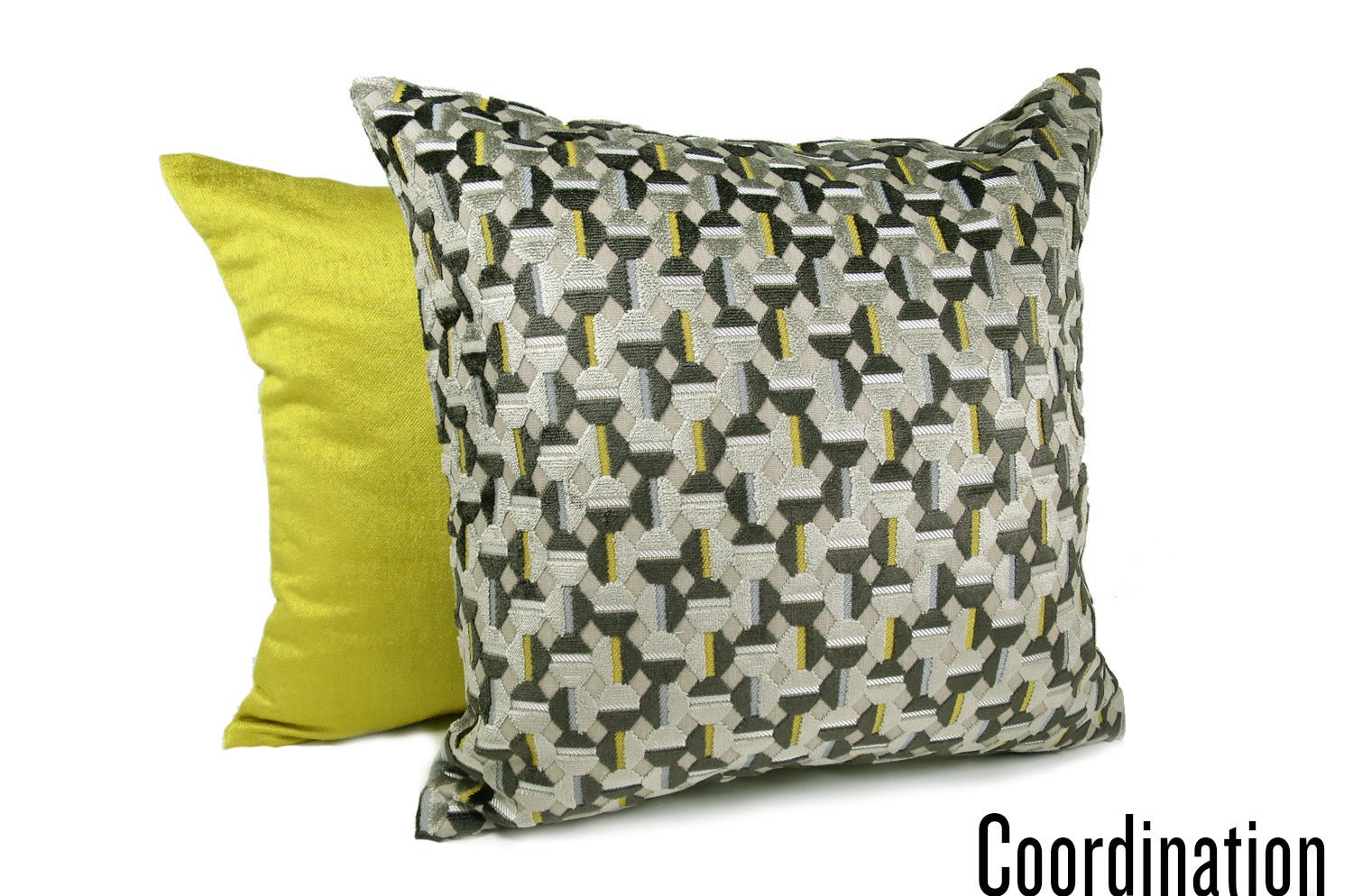 La Lumière ルミエール ジャカードベルベットクッションカバー チャコールグレー 45×45cm - HOUSE OF JAPAN Shop