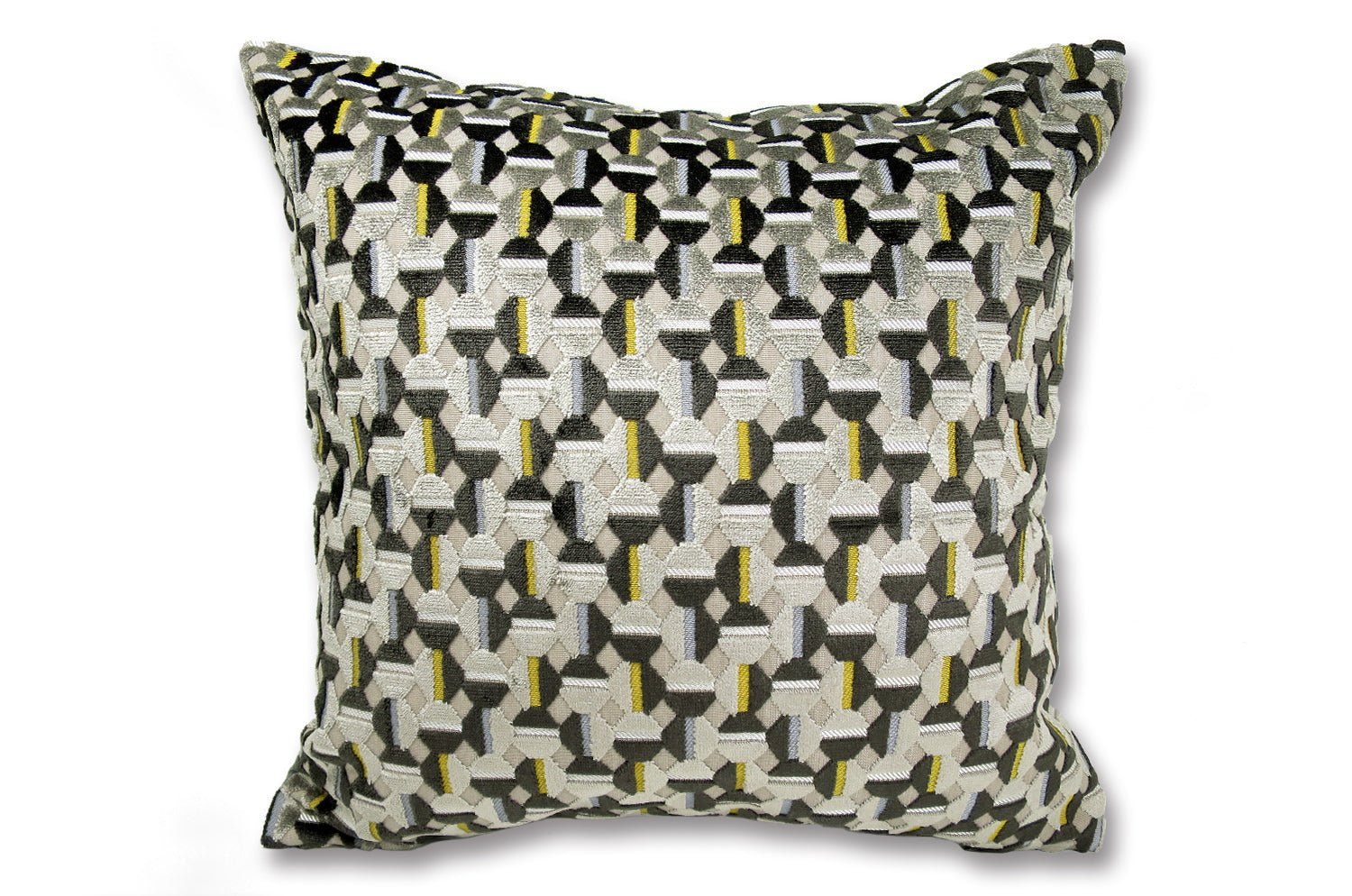 La Lumière ルミエール ジャカードベルベットクッションカバー チャコールグレー 45×45cm - HOUSE OF JAPAN Shop