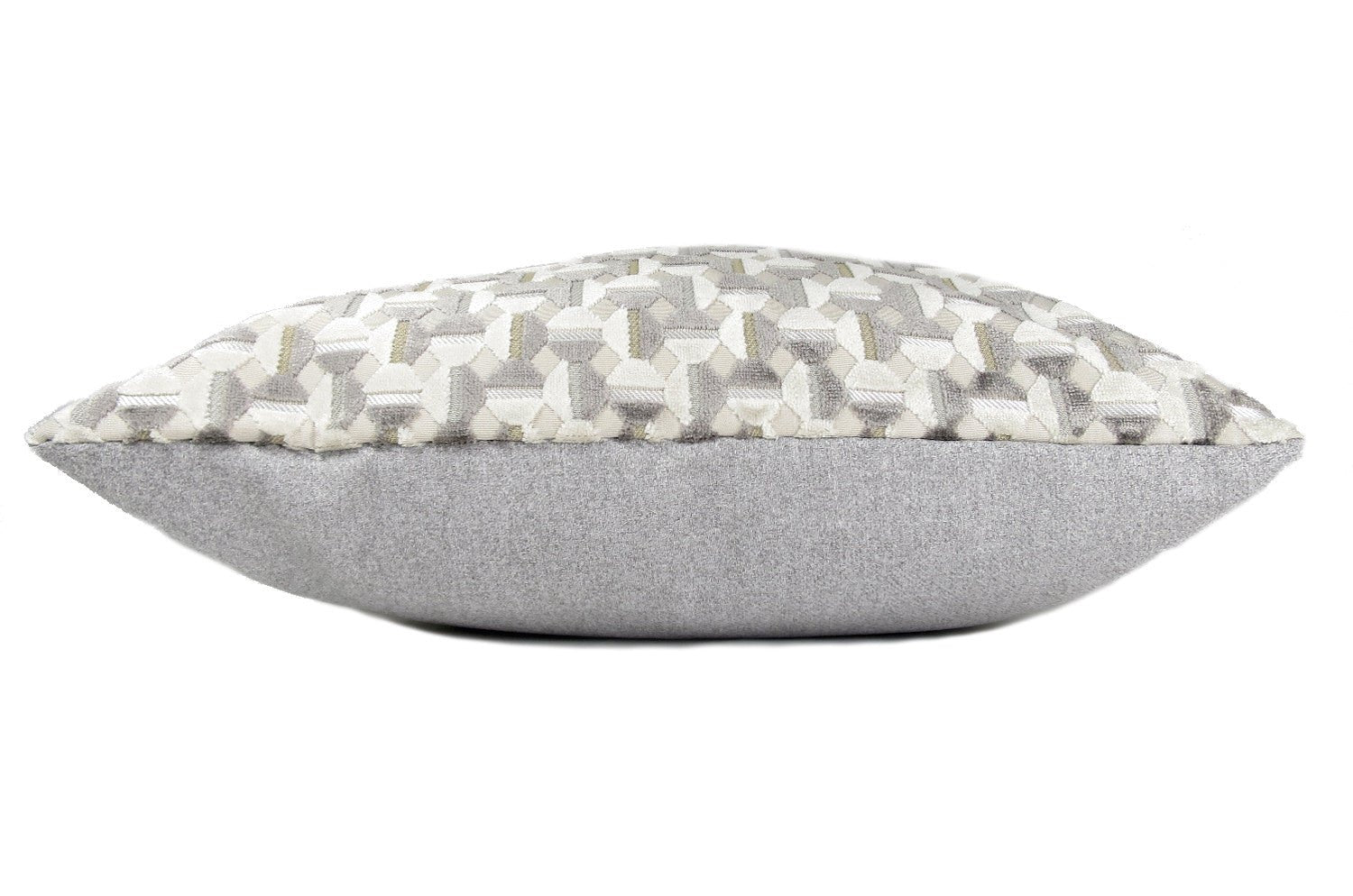 La Lumière ルミエール ジャカードベルベット クッションカバー ナチュラルグレージュ 45×45cm - HOUSE OF JAPAN Shop