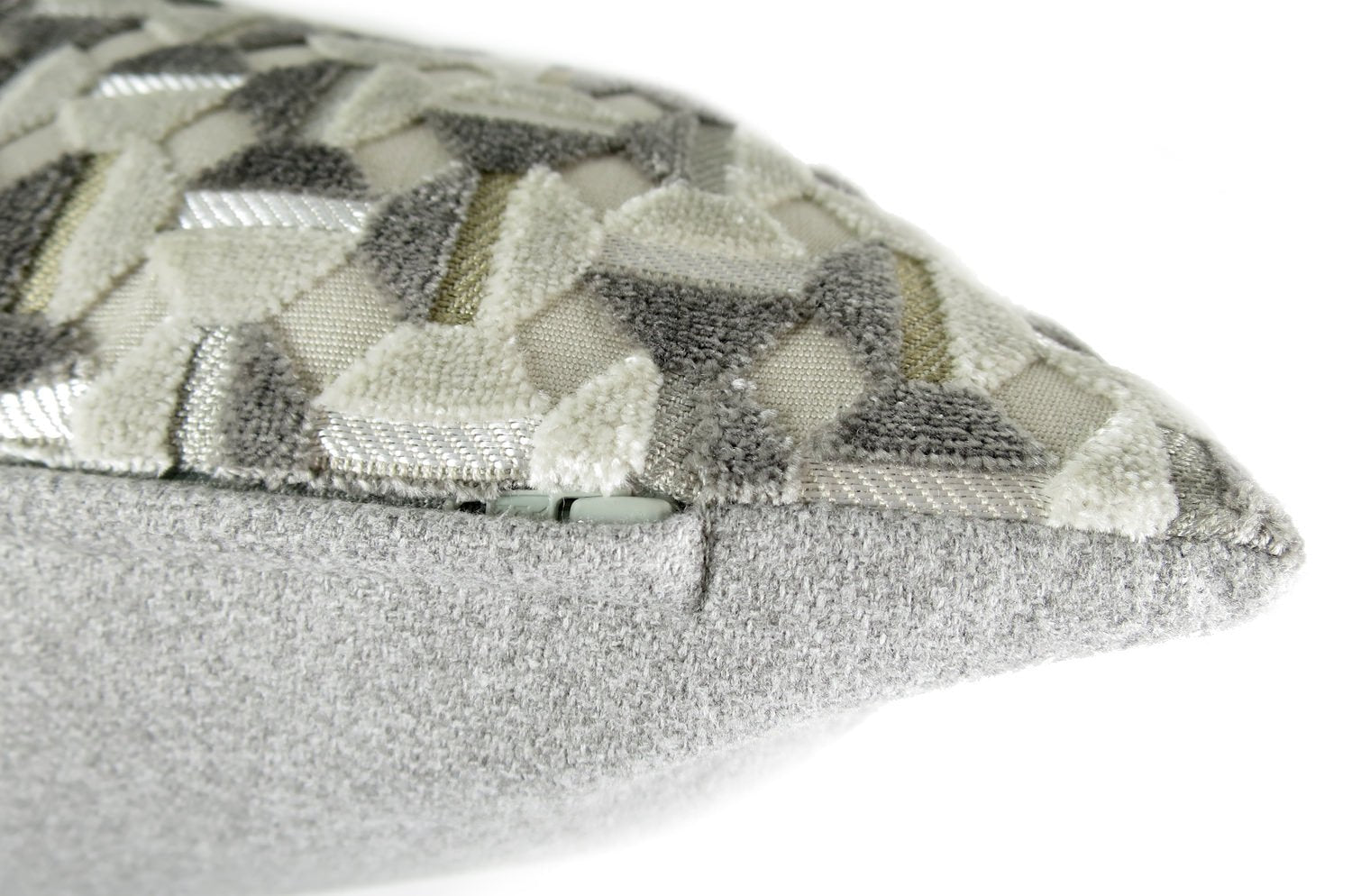 La Lumière ルミエール ジャカードベルベット クッションカバー ナチュラルグレージュ 45×45cm - HOUSE OF JAPAN Shop