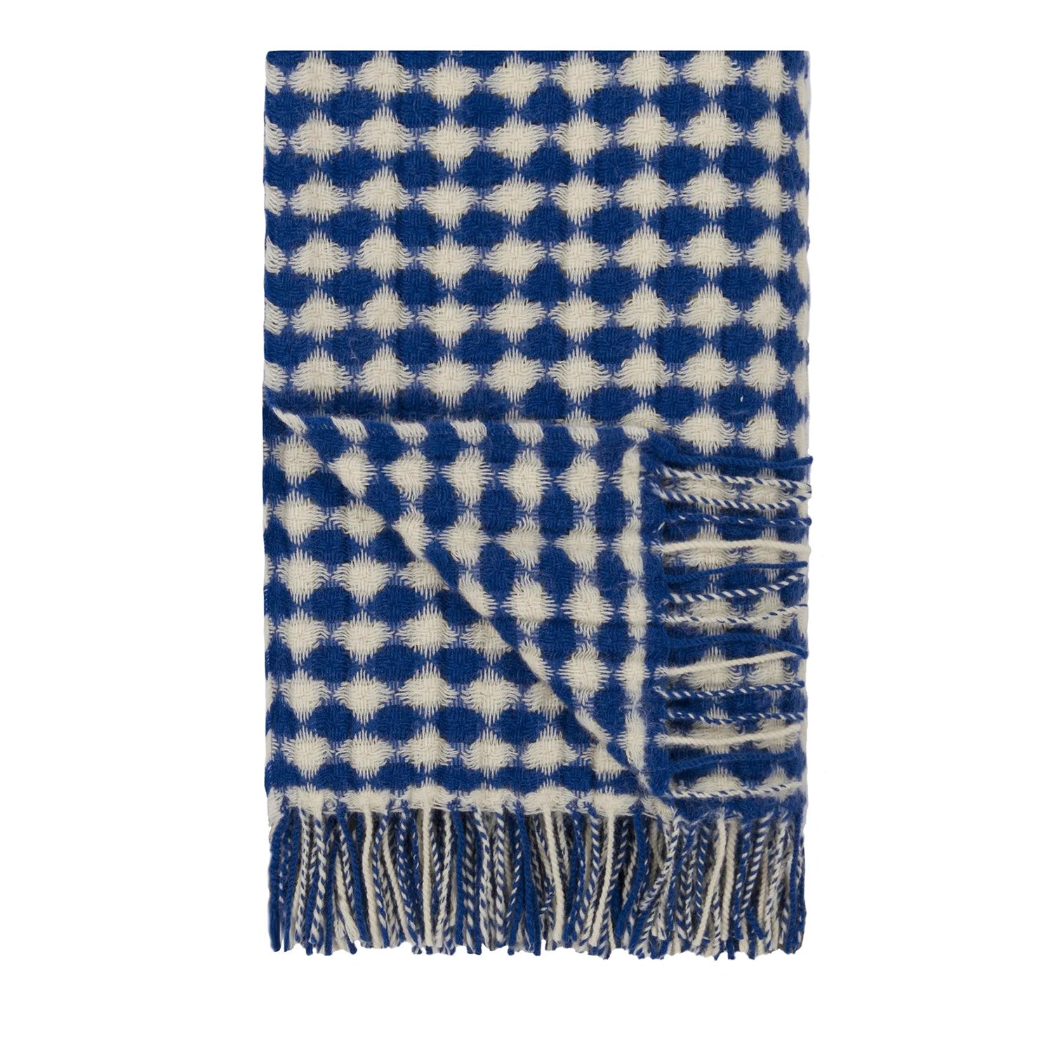 Lansdowne Cobalt Throw ランズダウン コバルト スロー|Designers Guild(デザイナーズギルド) - HOUSE OF JAPAN Shop