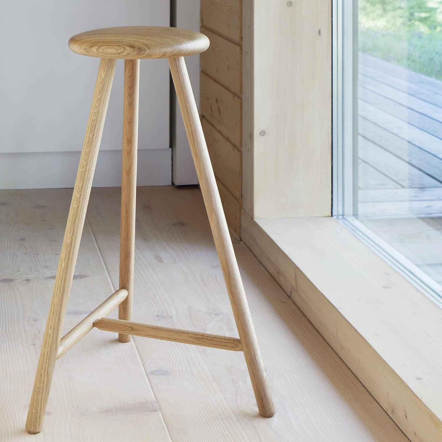 PERCH BAR STOOL パーチ バースツール (Natural Wood Oil)|NIKARI - HOUSE OF JAPAN Shop
