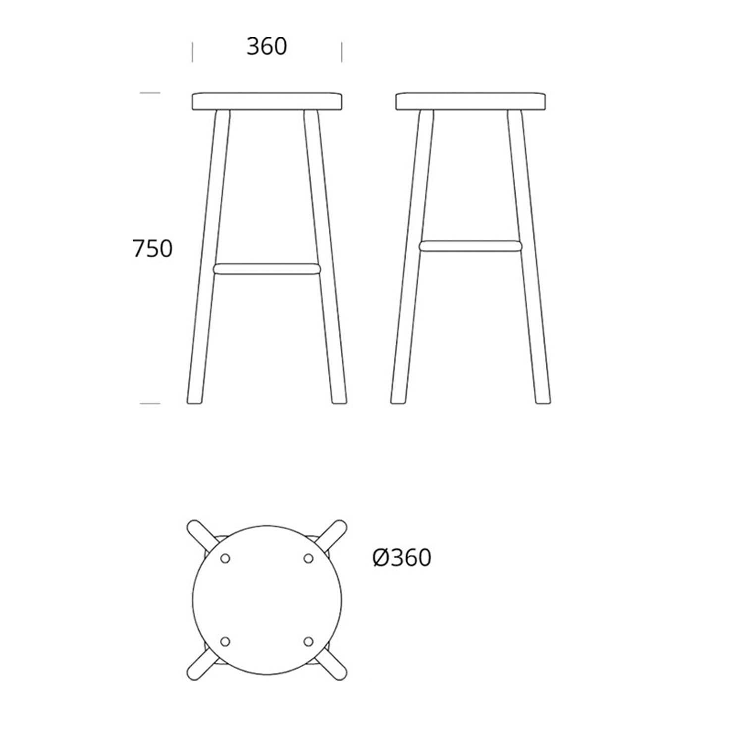 STORIA BAR STOOL ストーリア バースツール (Oak)|NIKARI - HOUSE OF JAPAN Shop