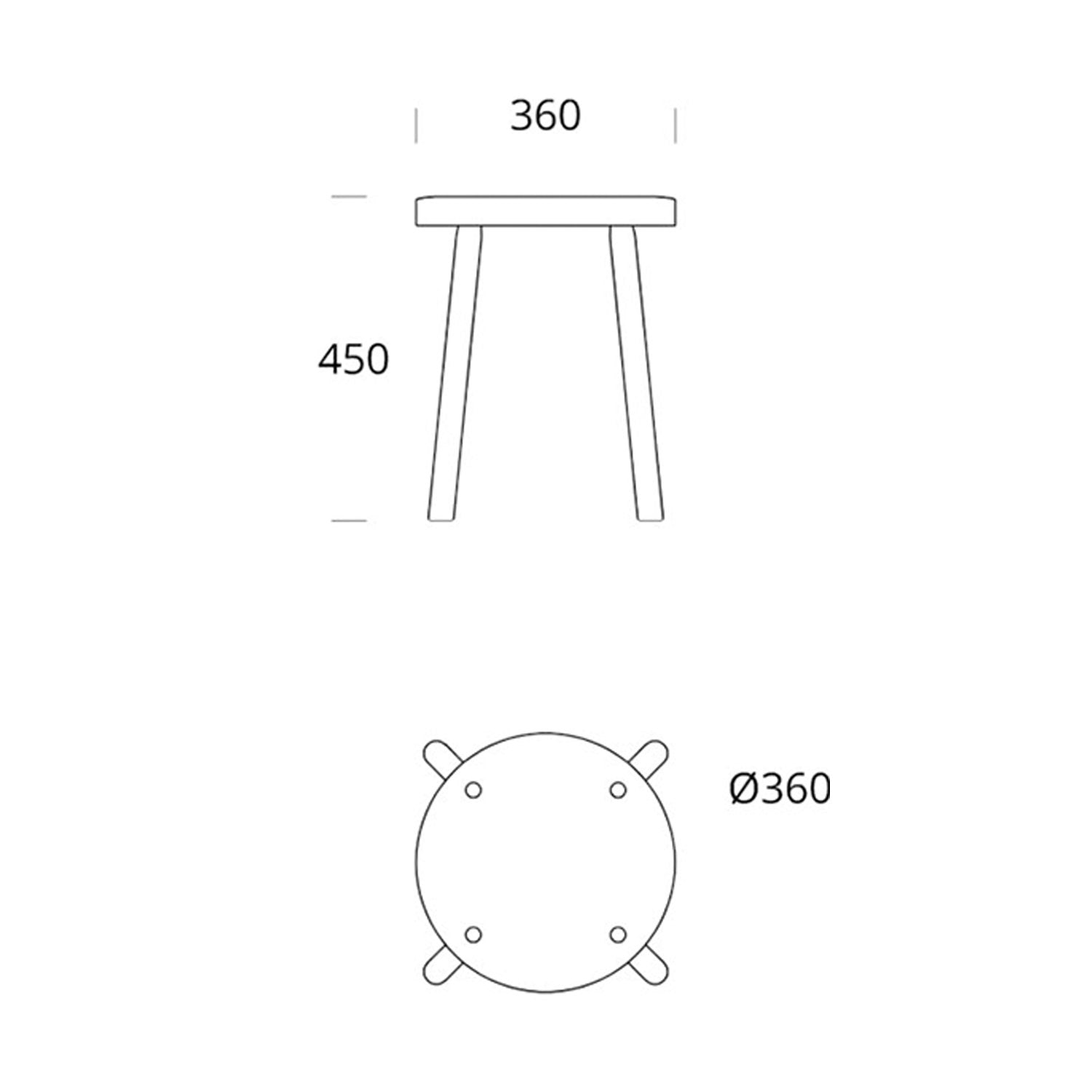 STORIA STOOL ストーリア スツール (Oak)|NIKARI - HOUSE OF JAPAN Shop