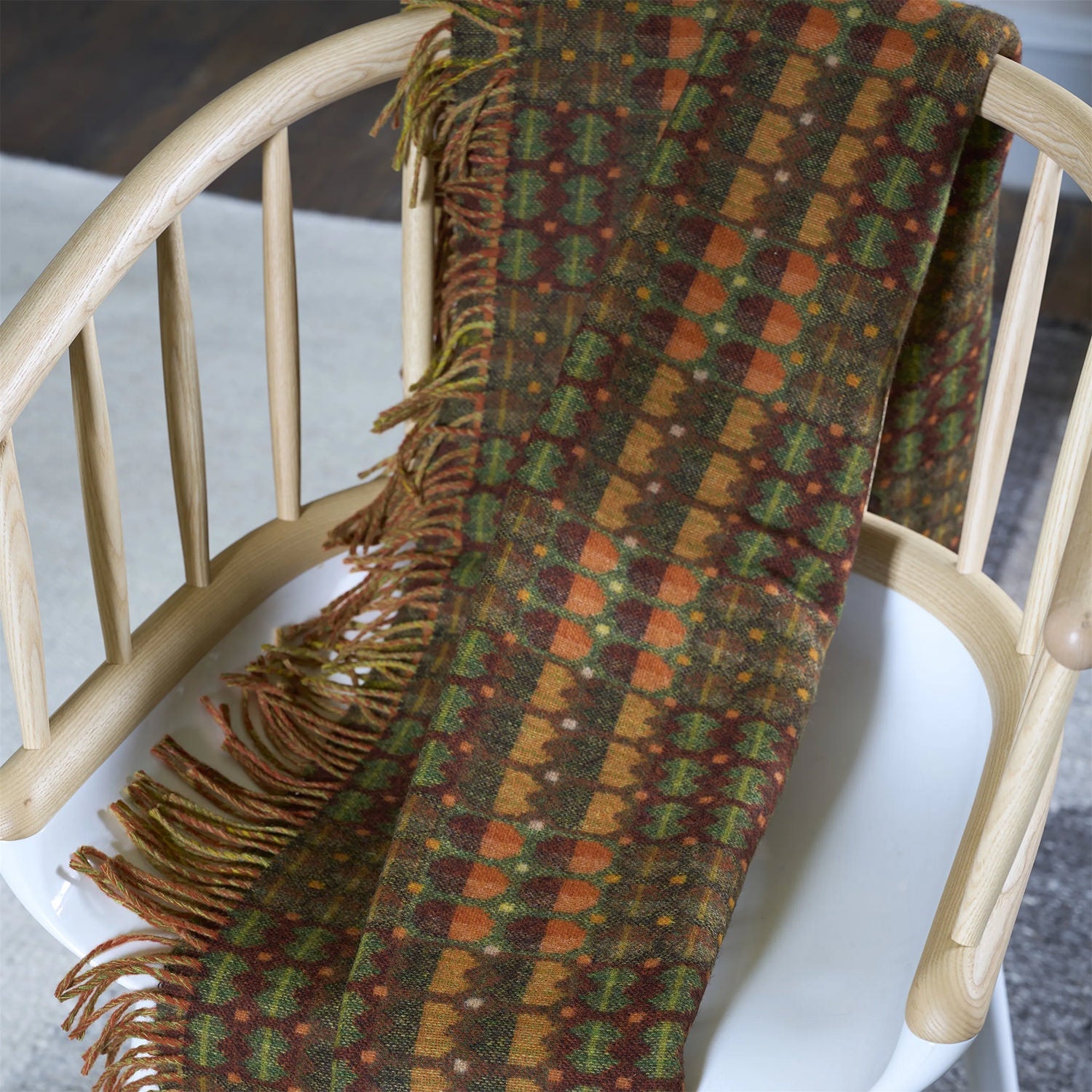 Talbot Sienna Merino Wool Throw タルボ シエナ メリノウール スロー|Designers Guild(デザイナーズギルド) - HOUSE OF JAPAN Shop