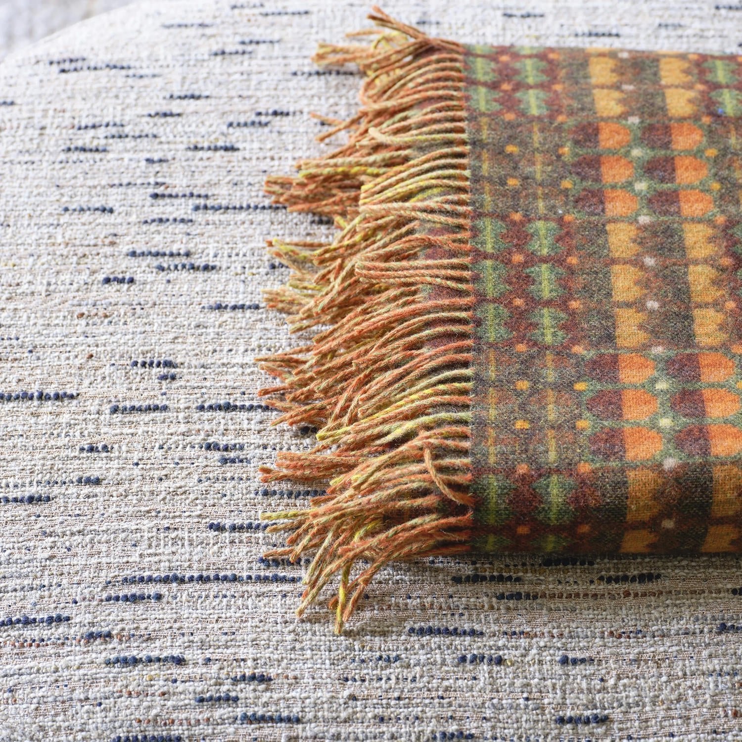 Talbot Sienna Merino Wool Throw タルボ シエナ メリノウール スロー|Designers Guild(デザイナーズギルド) - HOUSE OF JAPAN Shop