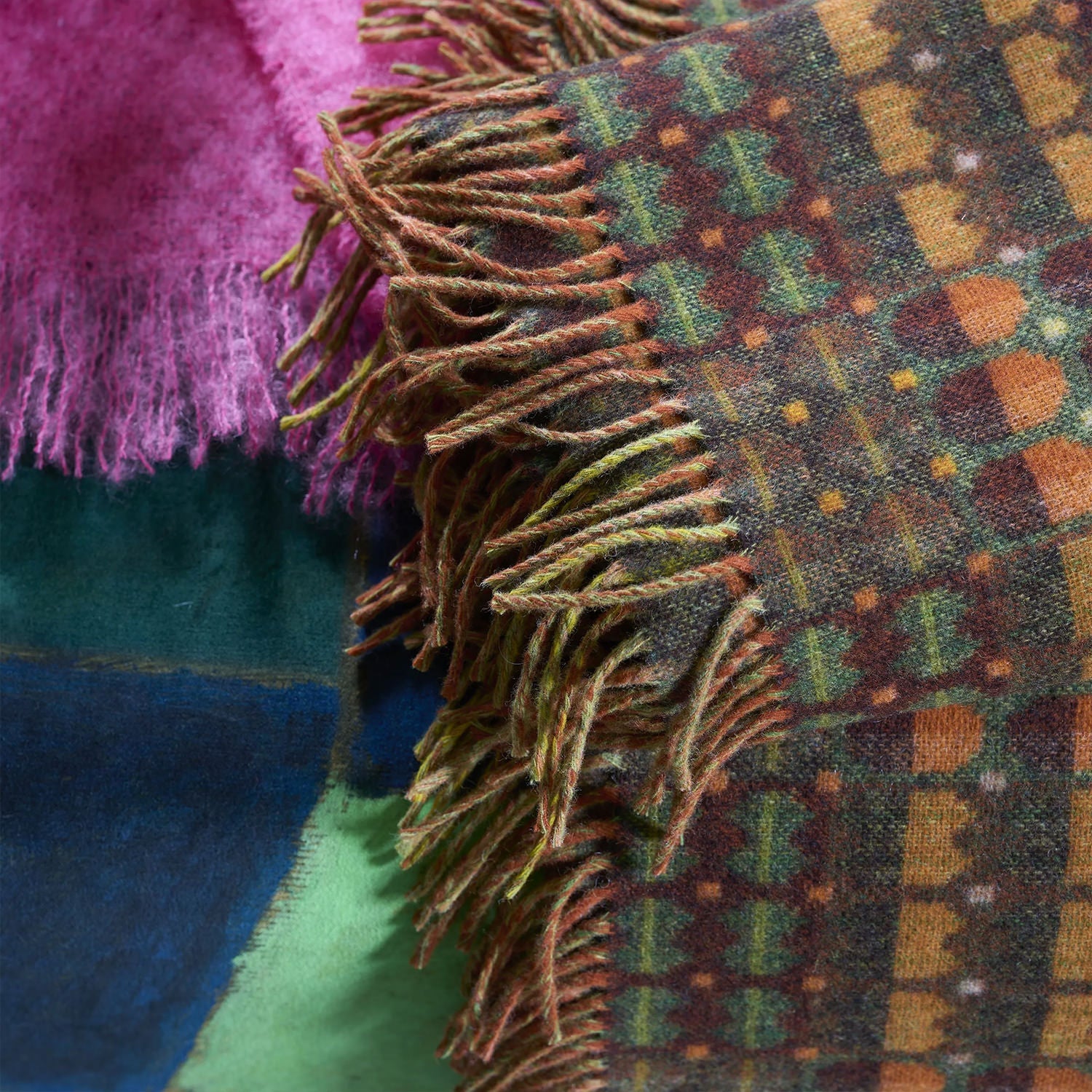 Talbot Sienna Merino Wool Throw タルボ シエナ メリノウール スロー|Designers Guild(デザイナーズギルド) - HOUSE OF JAPAN Shop