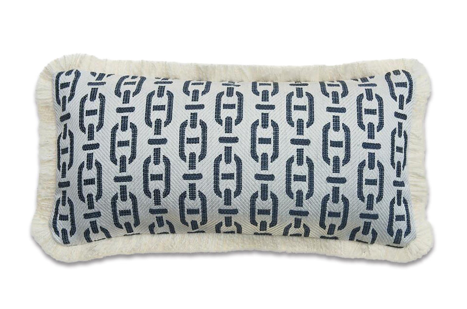 The ANDREW MARTIN アンドリューマーチン Burlington クッション Navy Cooktail Vesper Small Rectangle 50×25cm 中材付 - HOUSE OF JAPAN Shop