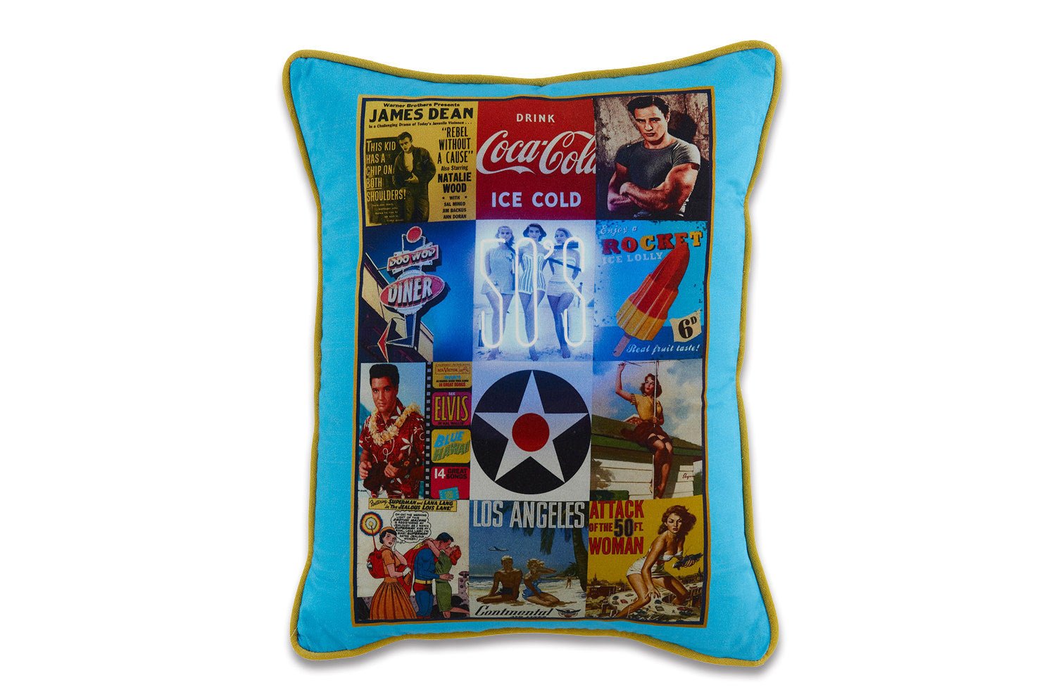 The ANDREW MARTIN アンドリューマーチン Neon 50s クッション 40×50cm 中材付 - HOUSE OF JAPAN Shop