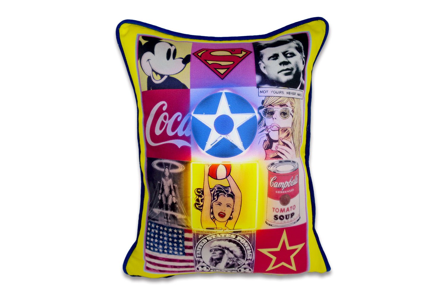 The ANDREW MARTIN アンドリューマーチン Neon America クッション 40×50cm 中材付 - HOUSE OF JAPAN Shop