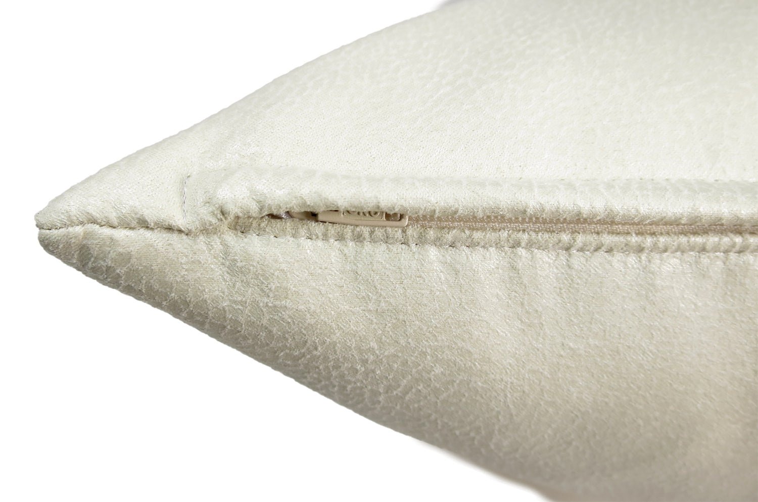 The Baghera スペイン製 Vegan Leather バゲーラ クッション (lvory) 45×30cm 中材付 - HOUSE OF JAPAN Shop