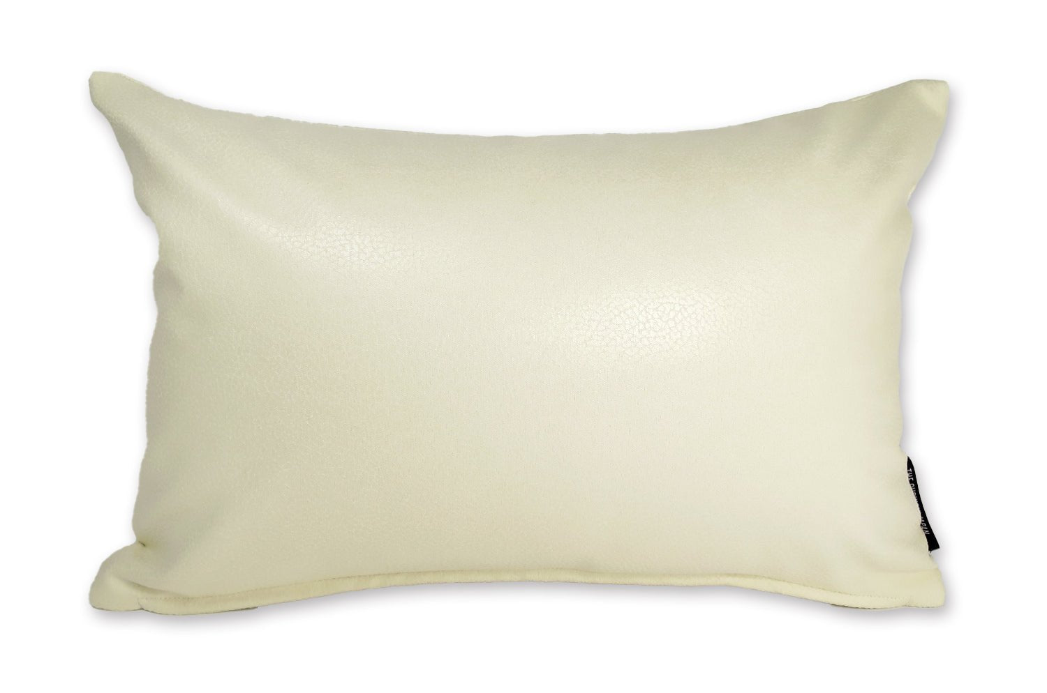 The Baghera スペイン製 Vegan Leather バゲーラ クッション (lvory) 45×30cm 中材付 - HOUSE OF JAPAN Shop