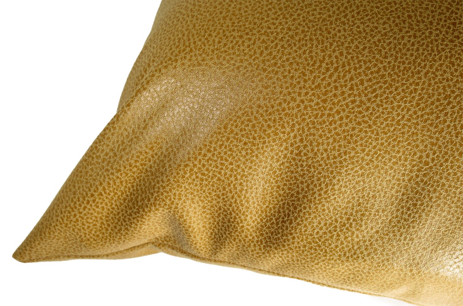 The Baghera スペイン製 Vegan Leather バゲーラ クッション (Ocher) 45×30cm 中材付 - HOUSE OF JAPAN Shop