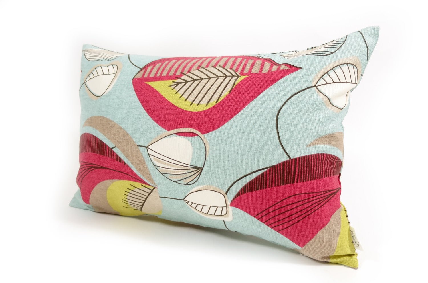 The Big Leaf クラーククラーク大きな葉っぱ柄クッション 45×30cm 中材付 - HOUSE OF JAPAN Shop