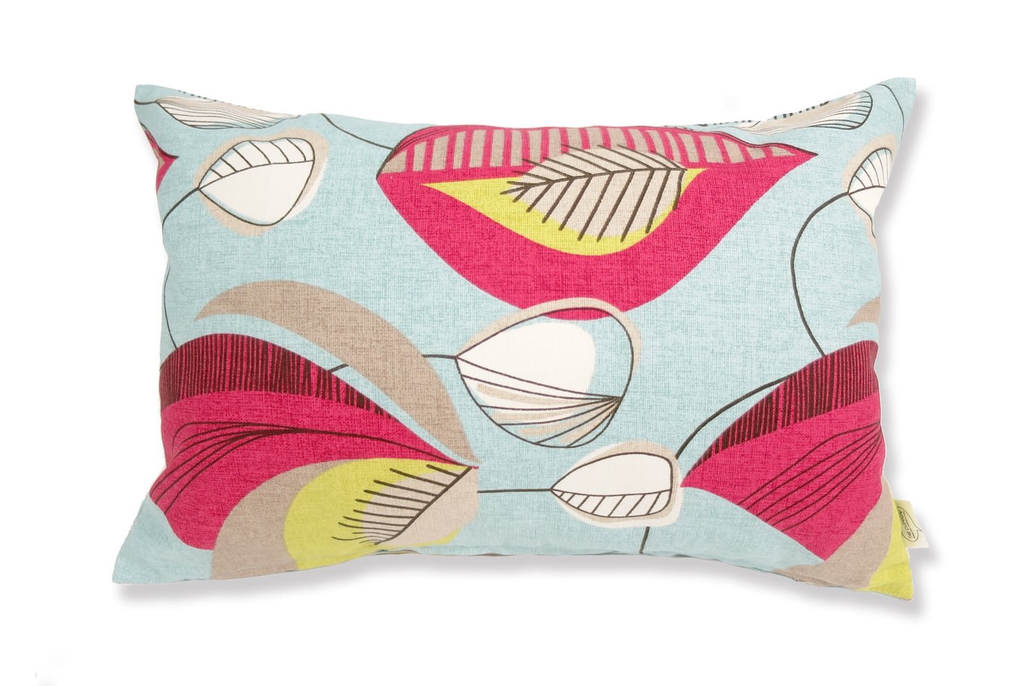 The Big Leaf クラーククラーク大きな葉っぱ柄クッション 45×30cm 中材付 - HOUSE OF JAPAN Shop