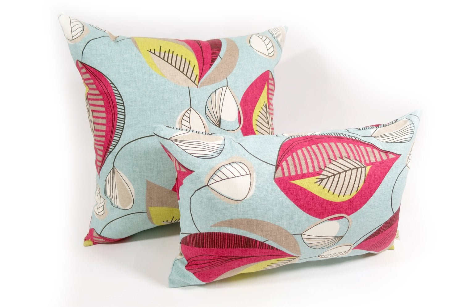 The Big Leaf クラーククラーク大きな葉っぱ柄クッション 45×30cm 中材付 - HOUSE OF JAPAN Shop