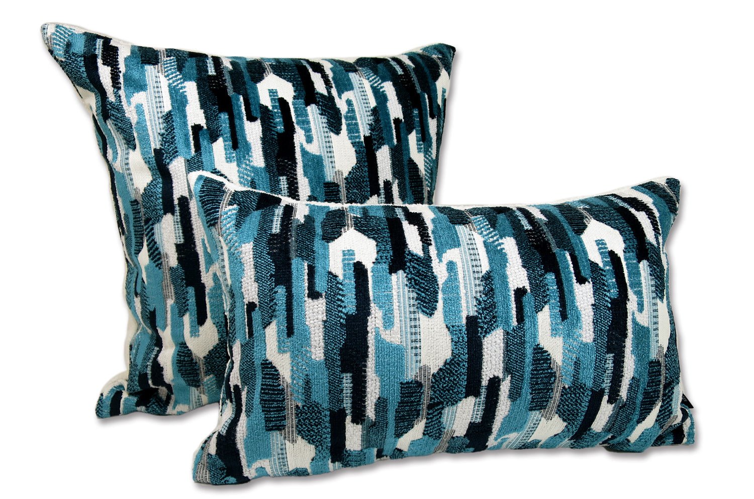 The Bleu Surface ブルーサーフェス ジャガードベルベット クッション 50×30cm - HOUSE OF JAPAN Shop