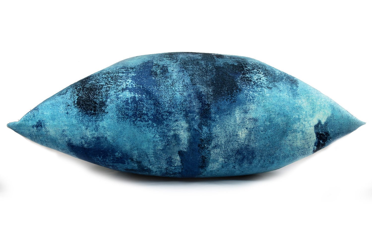 The Blue Fluid スペイン製 起毛スエード調 クッションカバー 両面ブルー 50×50cm - HOUSE OF JAPAN Shop