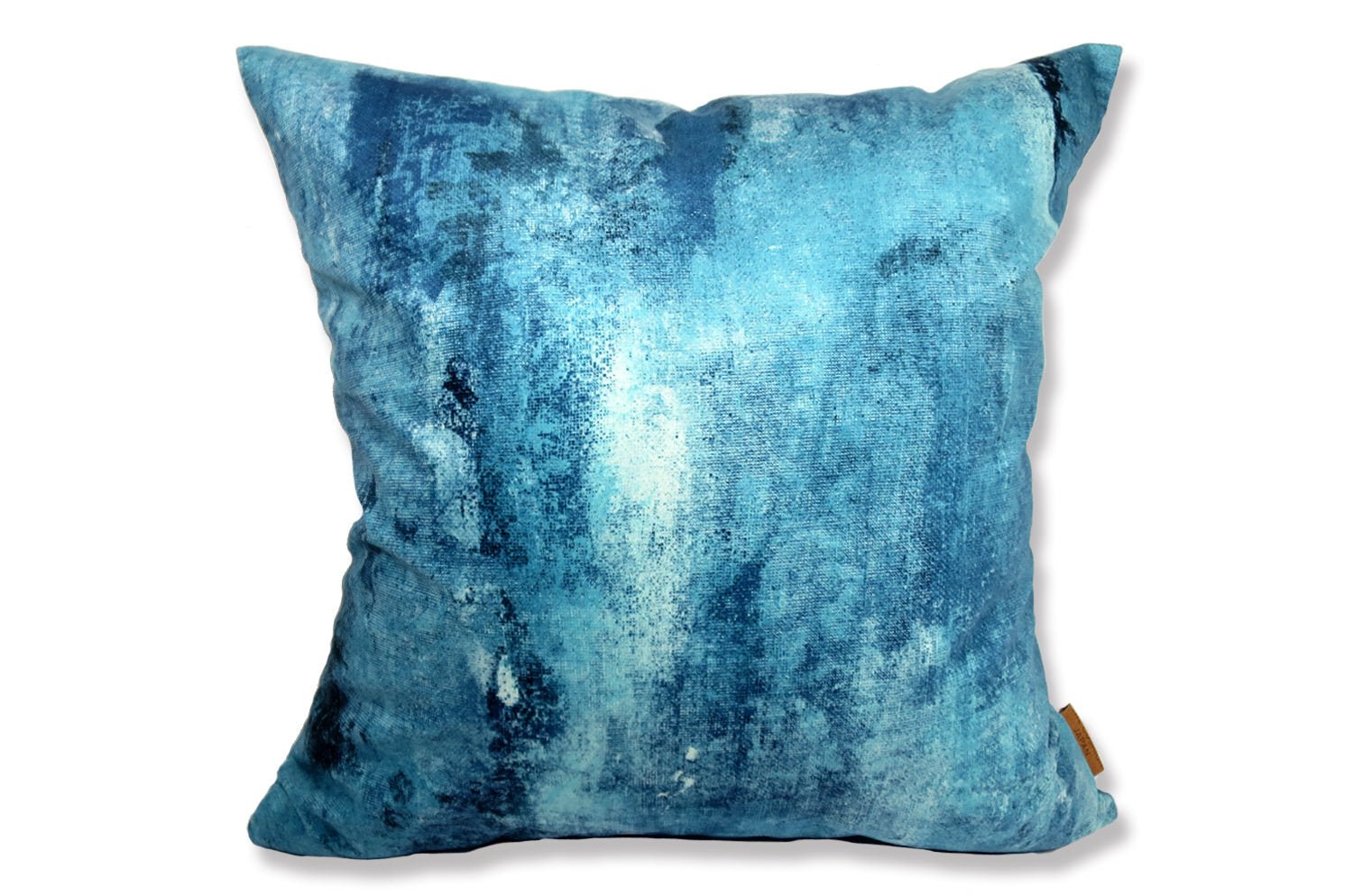 The Blue Fluid スペイン製 起毛スエード調 クッションカバー 両面ブルー 50×50cm - HOUSE OF JAPAN Shop