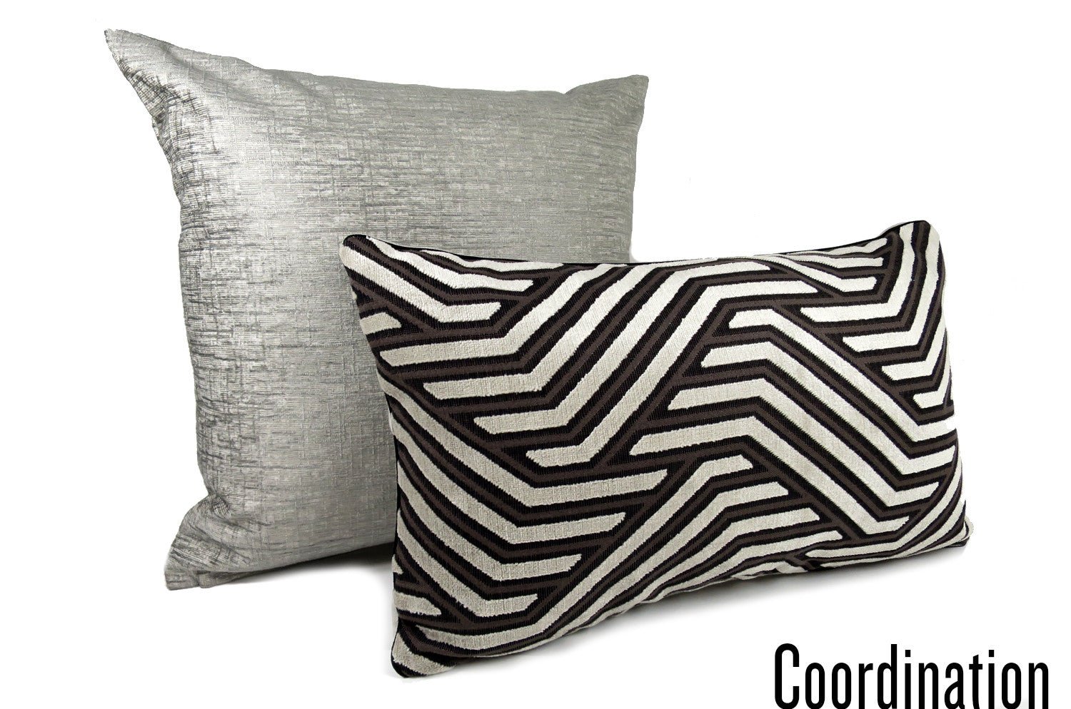 The Blurred pattern クッションカバー シルバーセージ 45×45cm - HOUSE OF JAPAN Shop