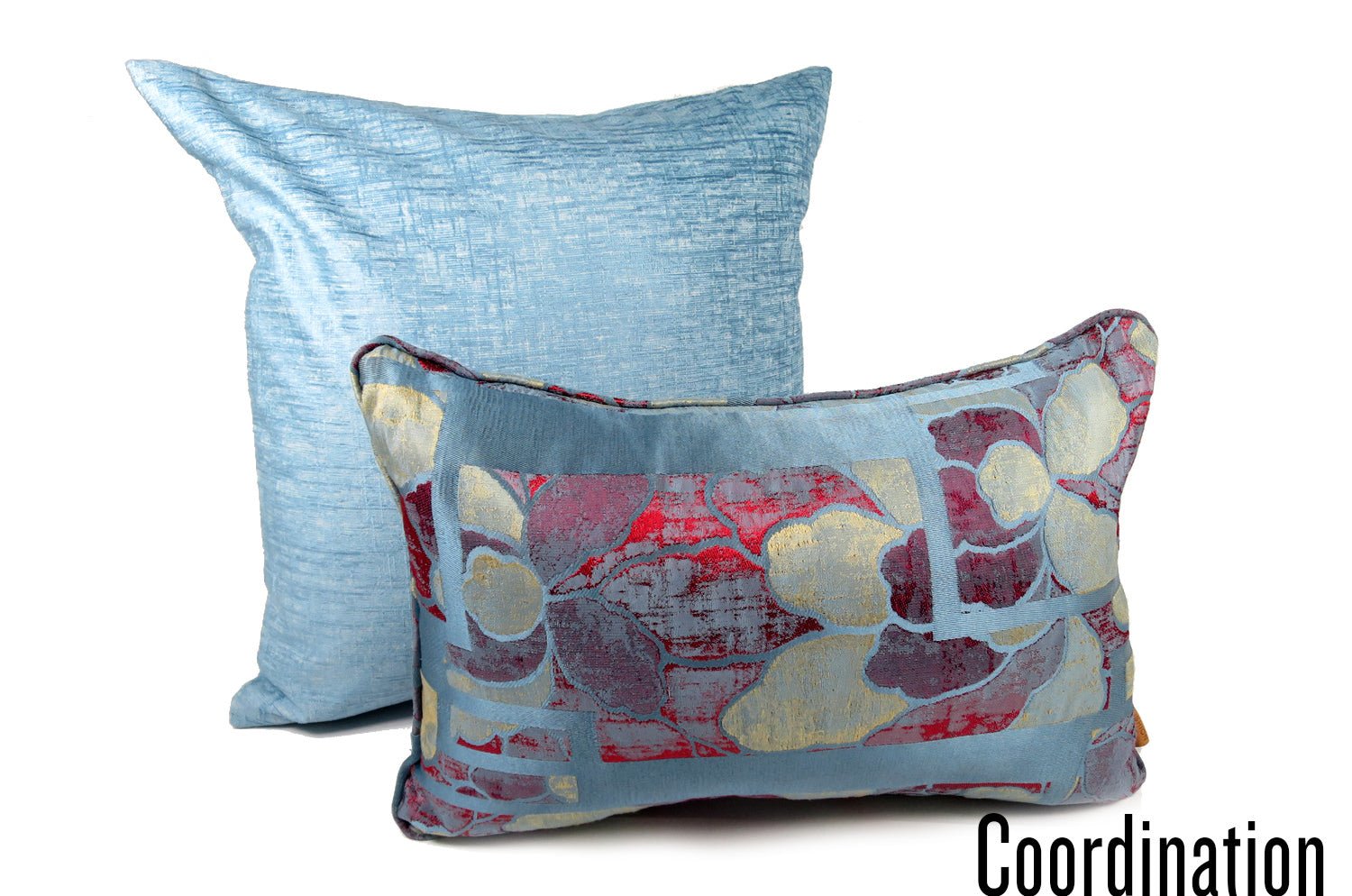 The Blurred pattern クッションカバー ミルキーブルー 45×45cm - HOUSE OF JAPAN Shop