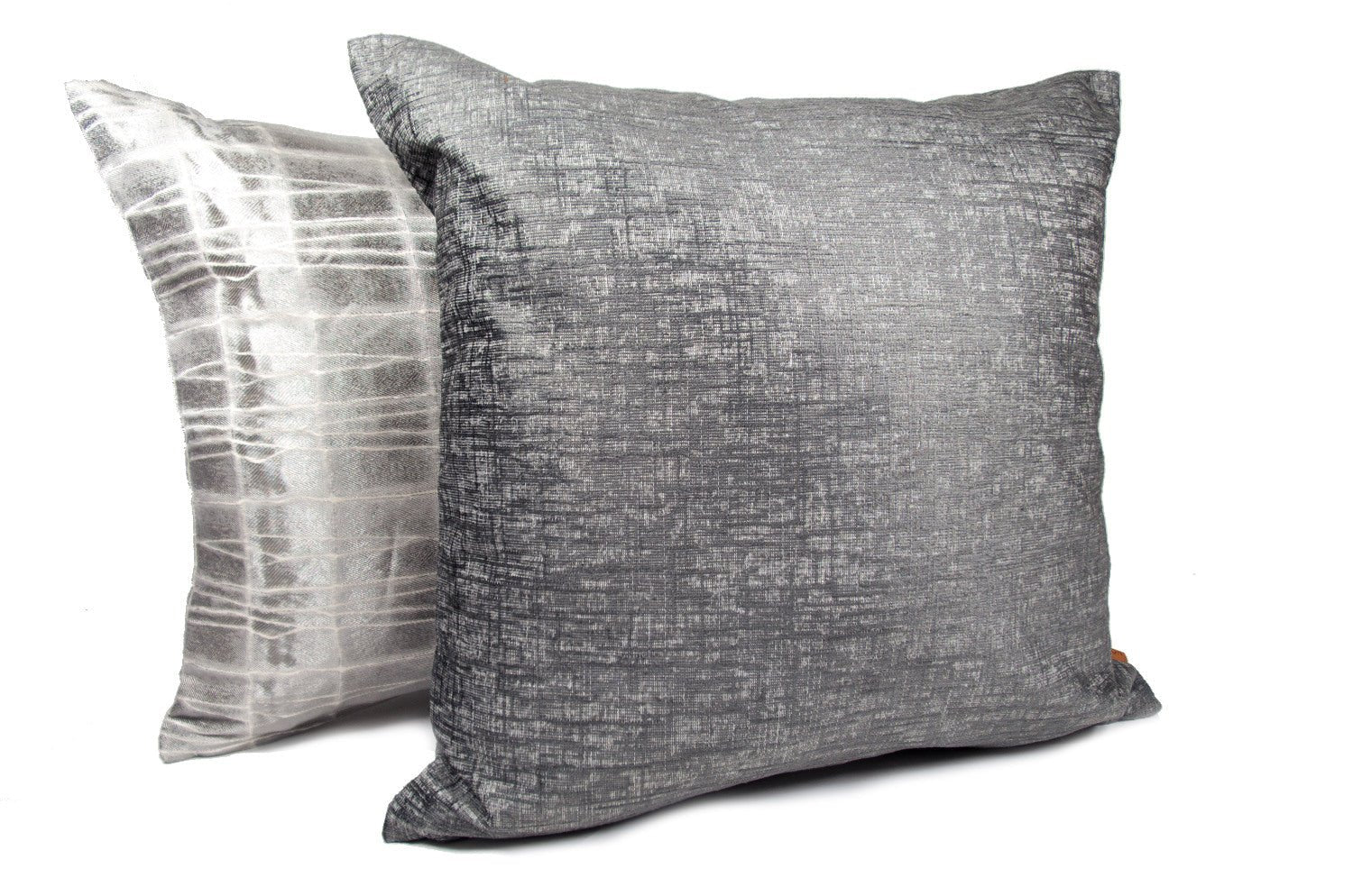 The Blurred pattern クッションカバー グレー 45cm角 - HOUSE OF JAPAN Shop