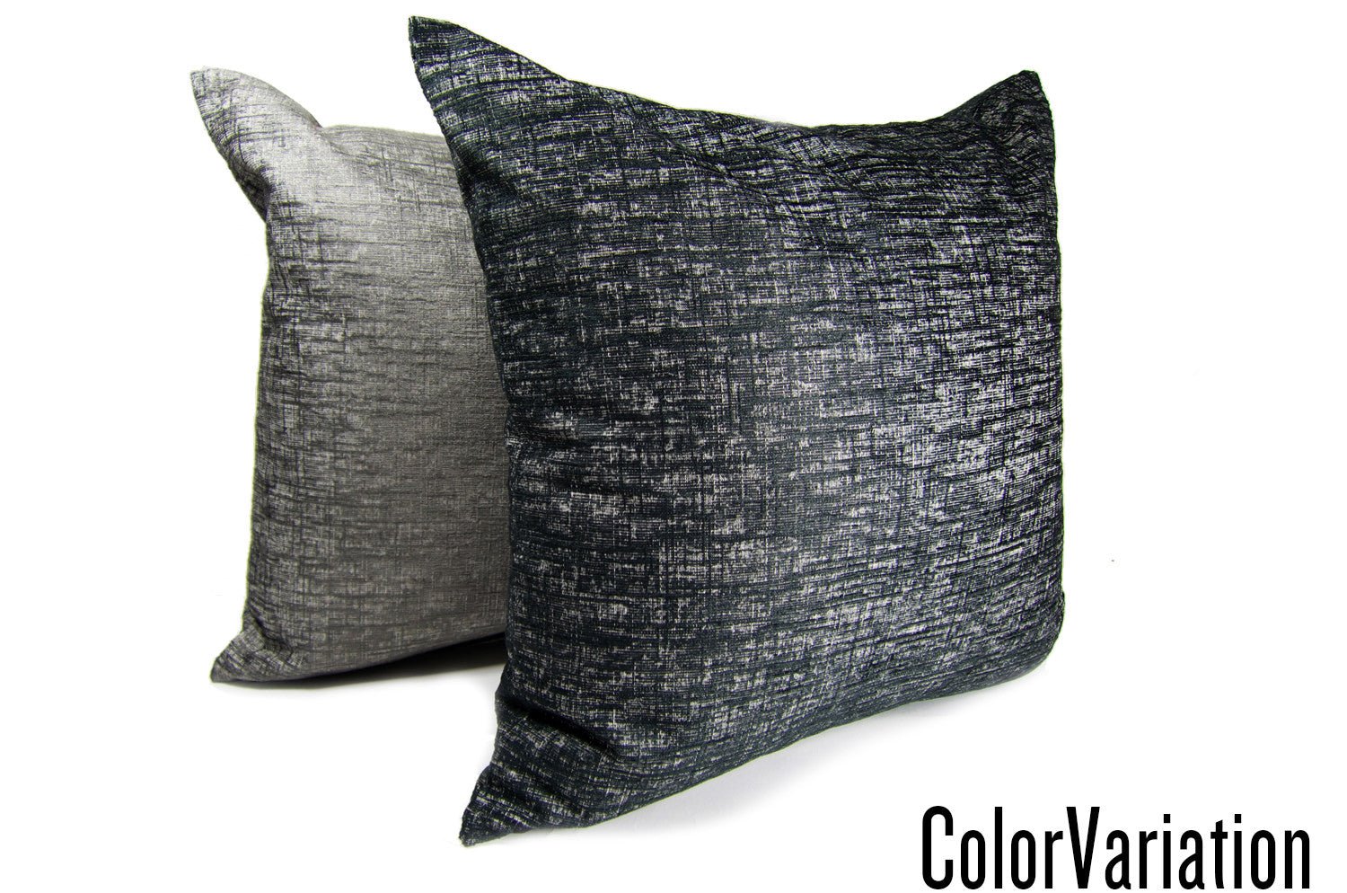 The Blurred pattern クッションカバー ブラック 45cm角 - HOUSE OF JAPAN Shop