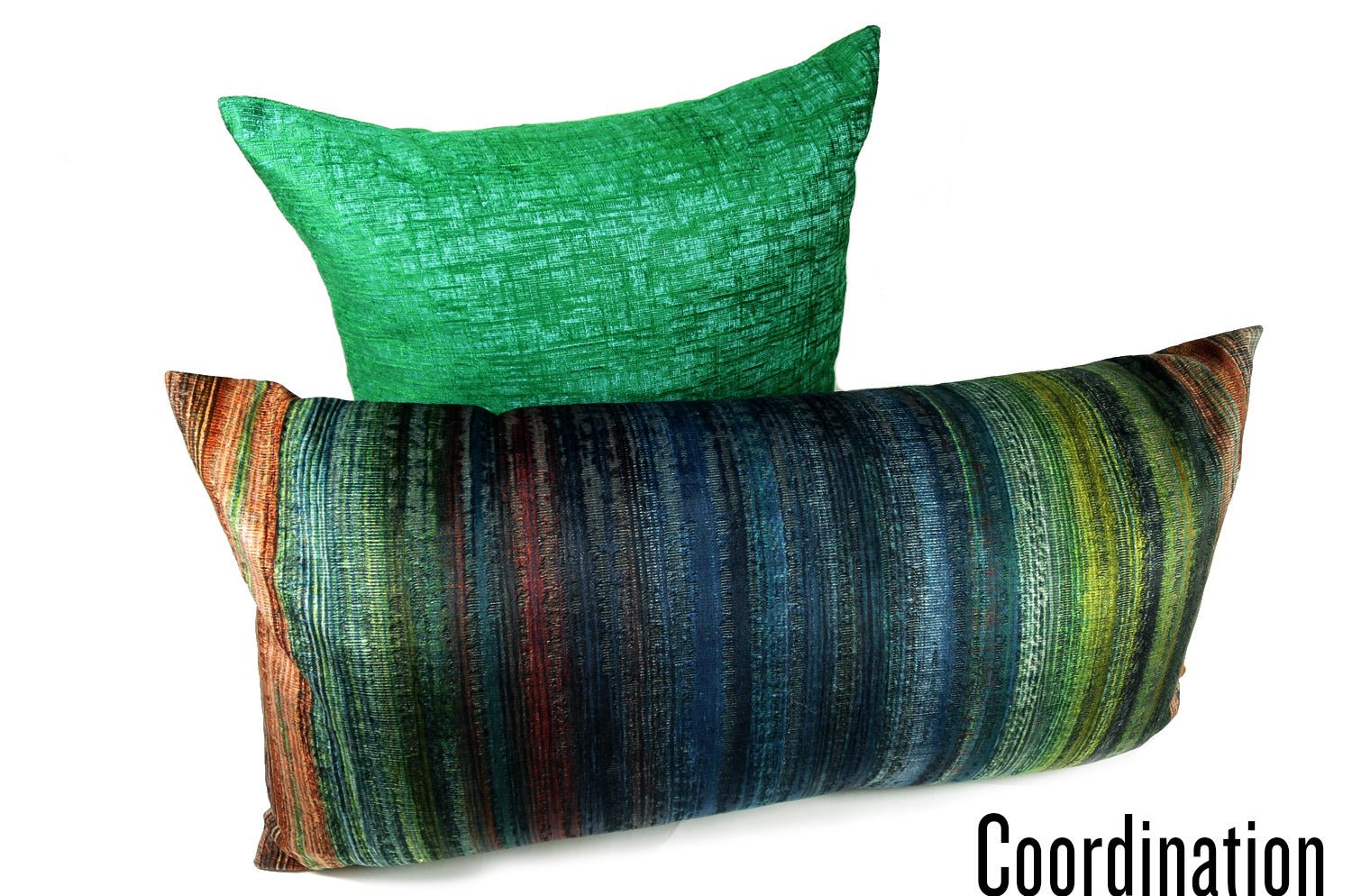 The Blurred pattern クッションカバー AmazonGreen 45×45cm - HOUSE OF JAPAN Shop