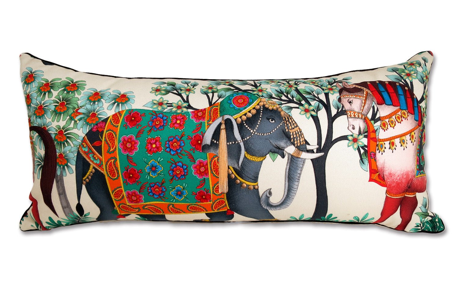 The Bohemian Rhapsodi ボヘミアンラプソディ 横長クッション(b) (エクリュ)68×31cm 中材付 - HOUSE OF JAPAN Shop