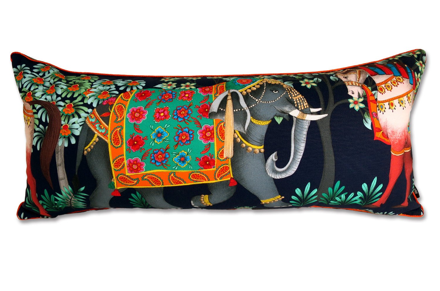 The Bohemian Rhapsodi ボヘミアンラプソディ 横長クッション(b)(カーボン)68×31cm 中材付 - HOUSE OF JAPAN Shop