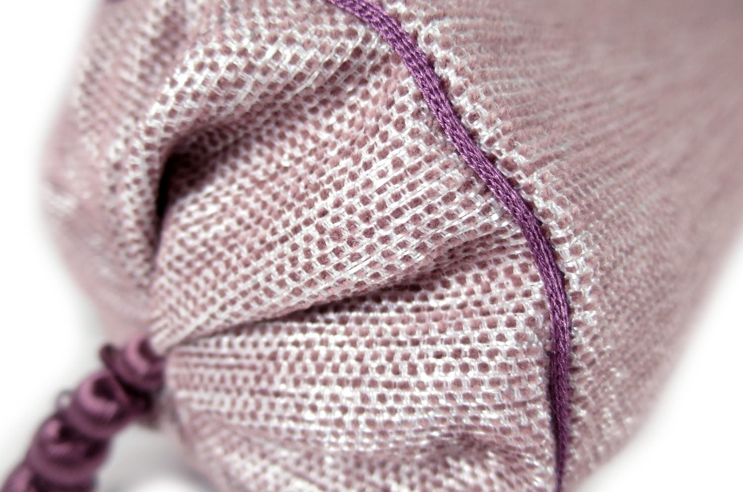 The Bolster Houlesタッセル付きボルスタークッション wine Φ15×45cm 中材付 - HOUSE OF JAPAN Shop