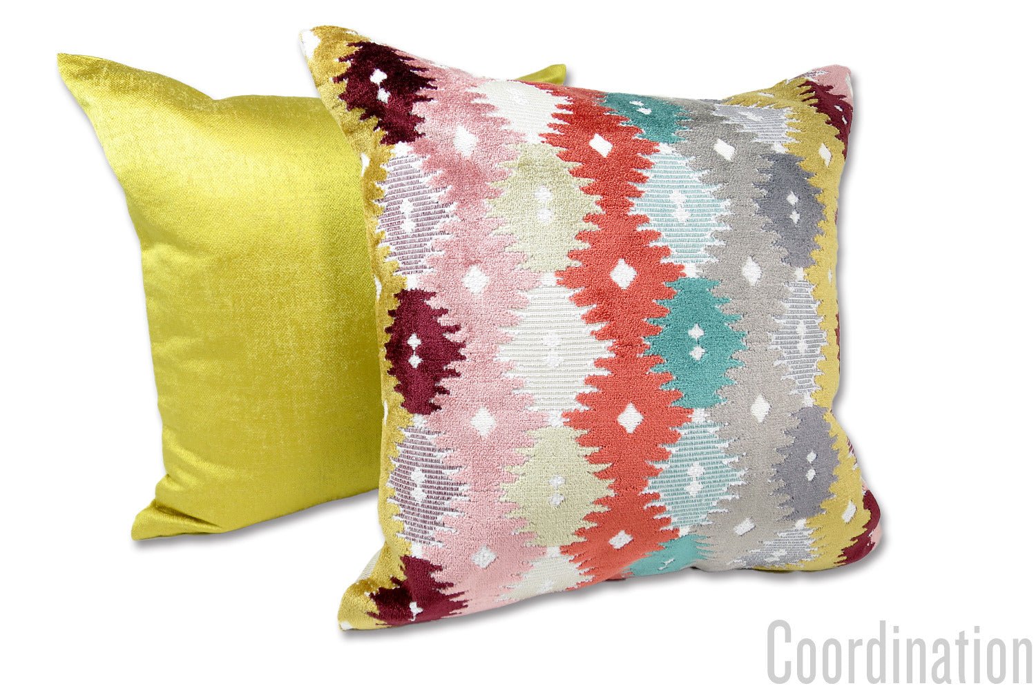 The Bombay ボンベイ ジャガード ベルベット クッションカバー (Foret) 45×45cm - HOUSE OF JAPAN Shop