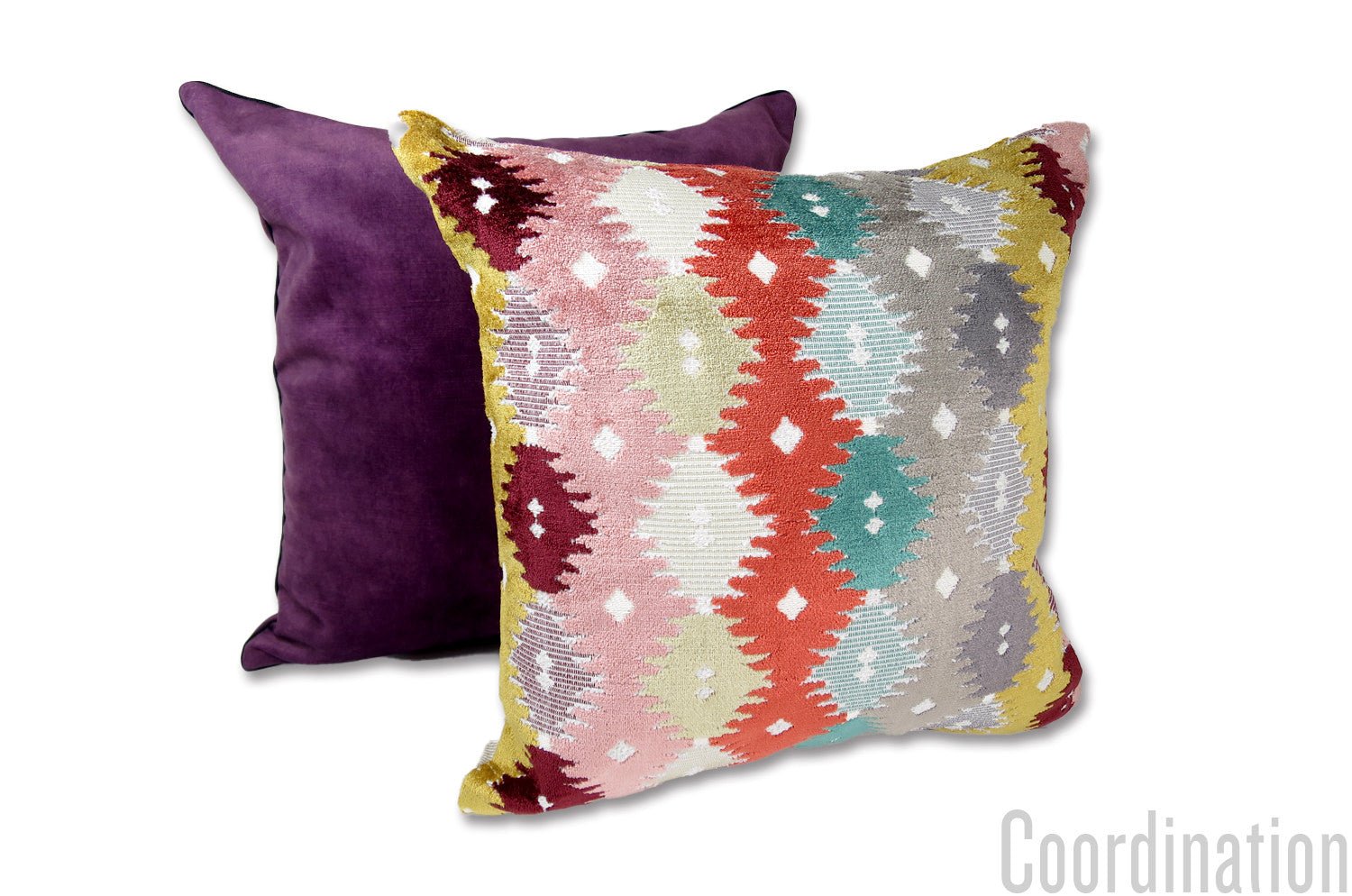 The Bombay ボンベイ ジャガード ベルベット クッションカバー (Foret) 45×45cm - HOUSE OF JAPAN Shop