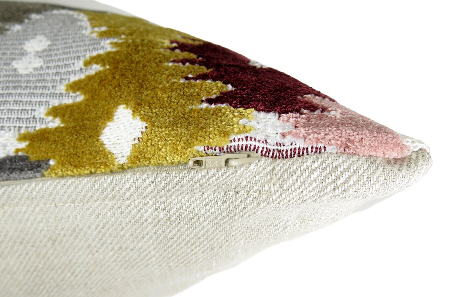 The Bombay ボンベイ ジャガード ベルベット クッションカバー (Foret) 45×45cm - HOUSE OF JAPAN Shop