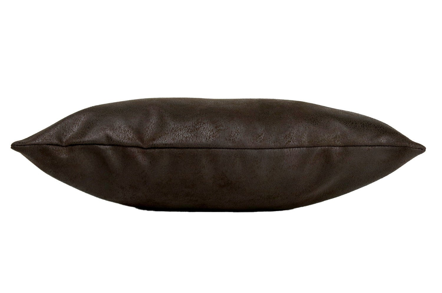 The BondLeather ブラウンレザー&ラッカーニジップクッション 45×30cm 中材付 - HOUSE OF JAPAN Shop