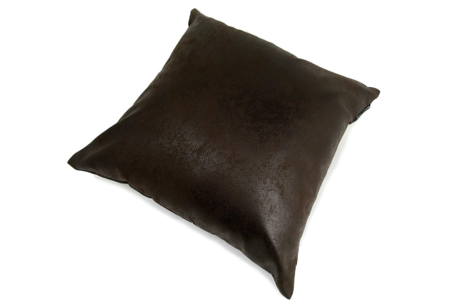 The BondLeather ブラウンレザー&ラッカーニジップクッションカバー 45×45cm - HOUSE OF JAPAN Shop