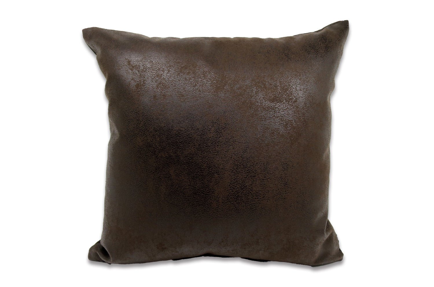 The BondLeather ブラウンレザー&ラッカーニジップクッションカバー 45×45cm - HOUSE OF JAPAN Shop