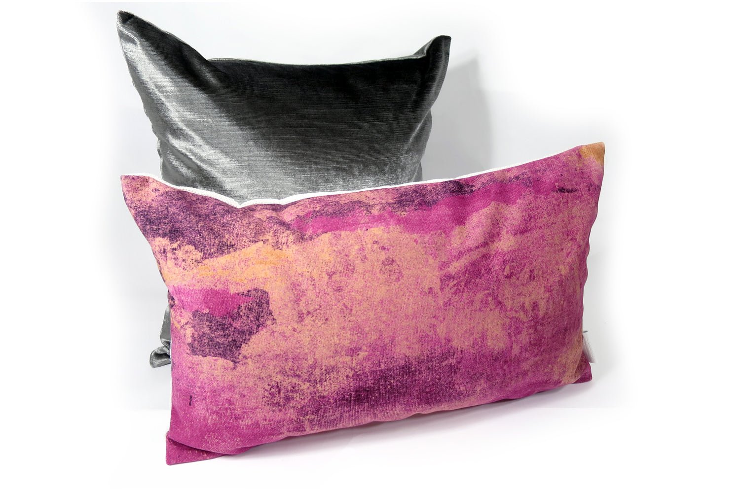 The Bordeaux Fluid スペイン製 起毛スエード調 クッション ボルドー 50×30cm 中材付 - HOUSE OF JAPAN Shop