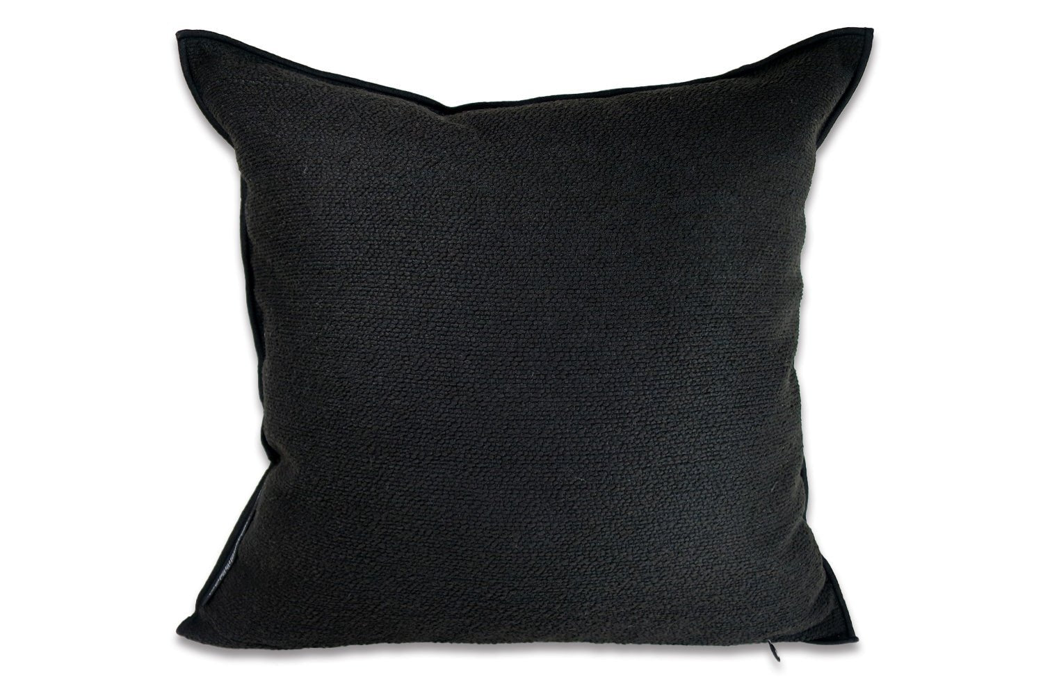 The Bouclette フランス製 ブークレ フレーム クッションカバー (noir) 45×45cm - HOUSE OF JAPAN Shop