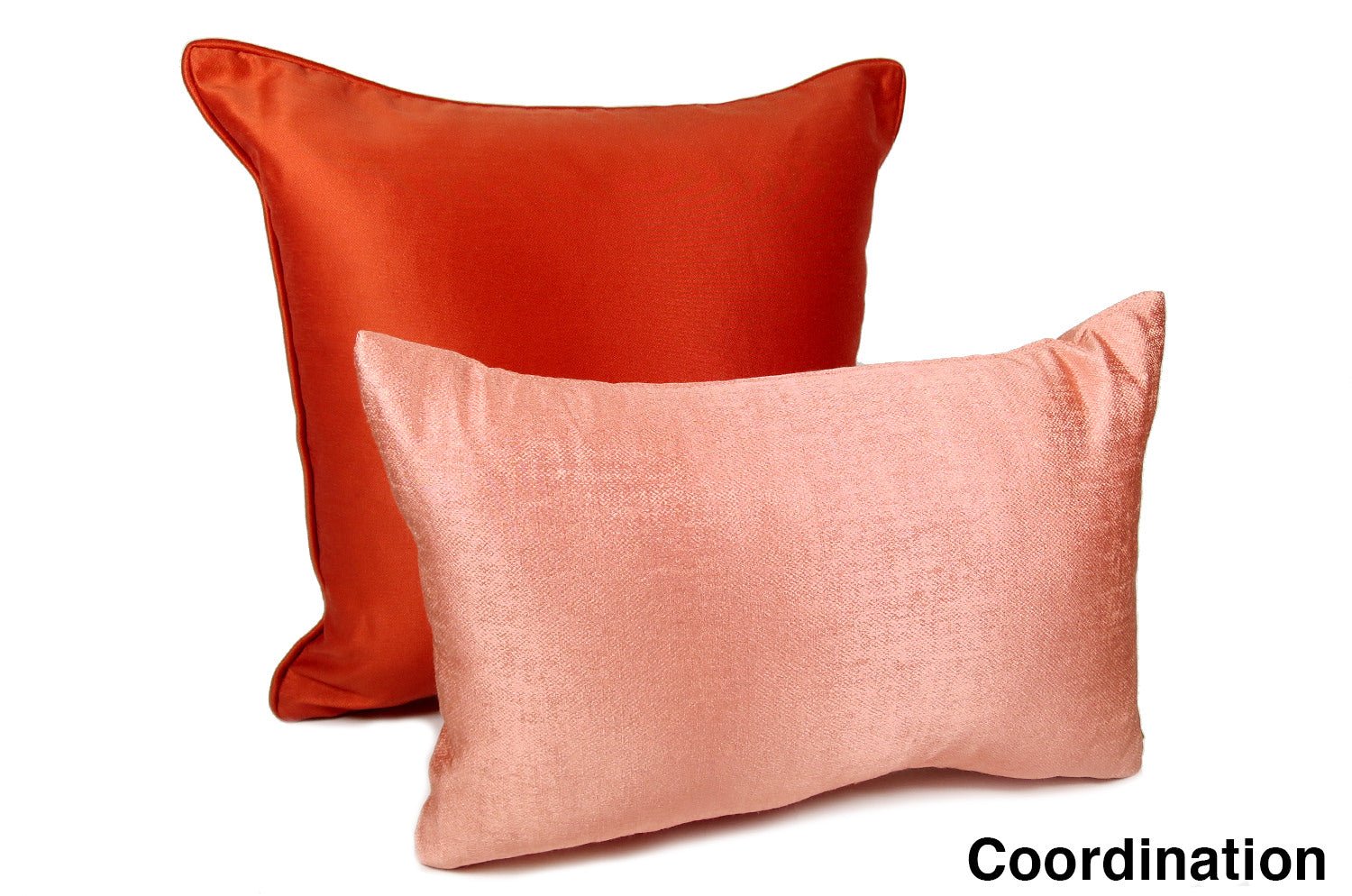 The Brick Orange ジムトンプソンファブリック パイピングクッションカバー オレンジ 45×45cm - HOUSE OF JAPAN Shop