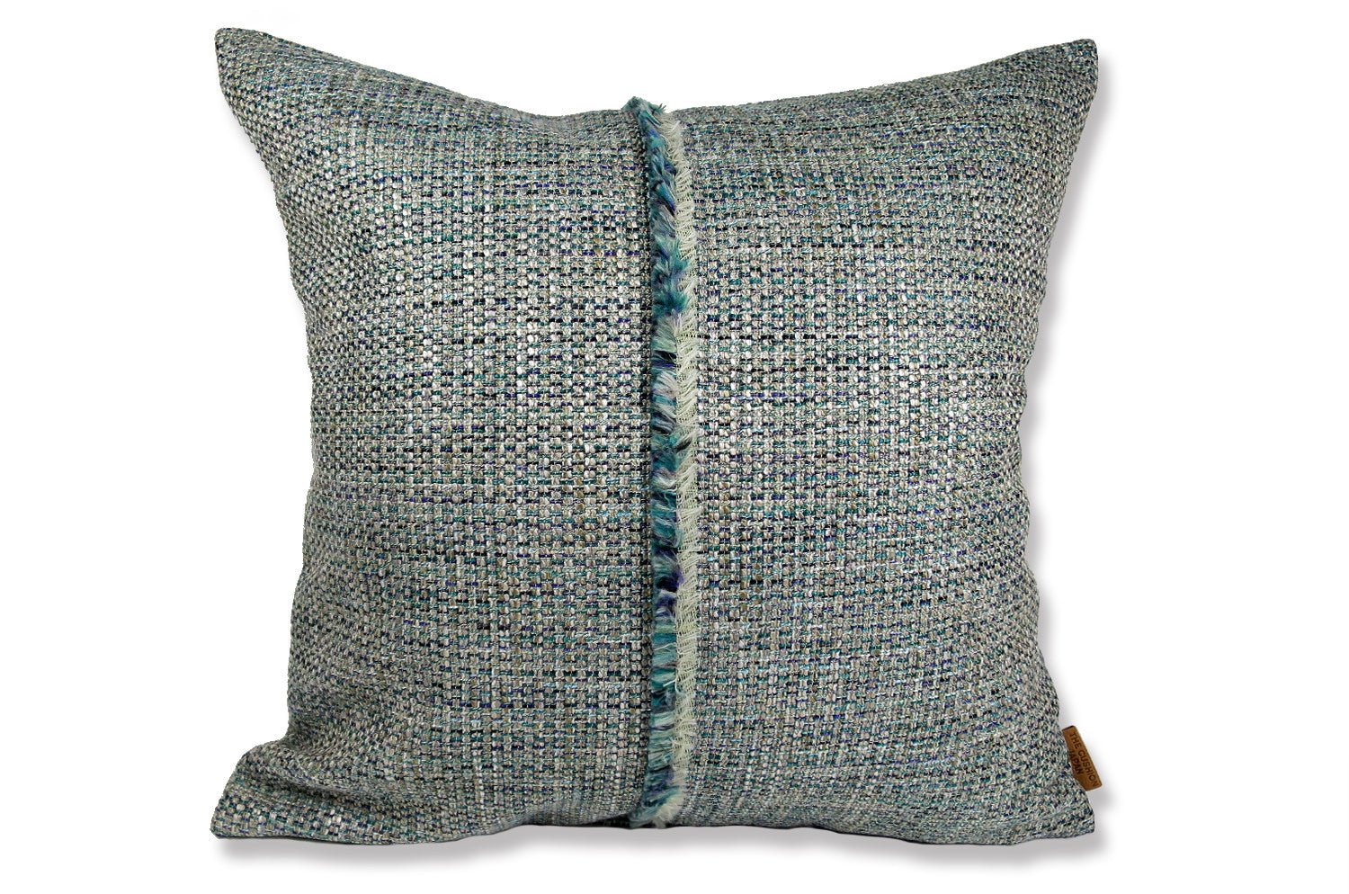 The CAMENGO カメンゴ センターフリンジクッションカバー ブルーグレー 45×45cm - HOUSE OF JAPAN Shop