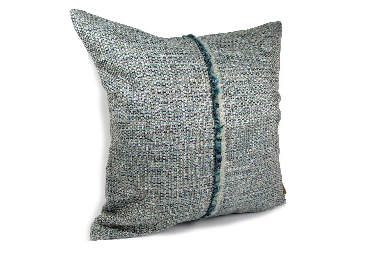 The CAMENGO カメンゴ センターフリンジクッションカバー ブルーグレー 45×45cm - HOUSE OF JAPAN Shop