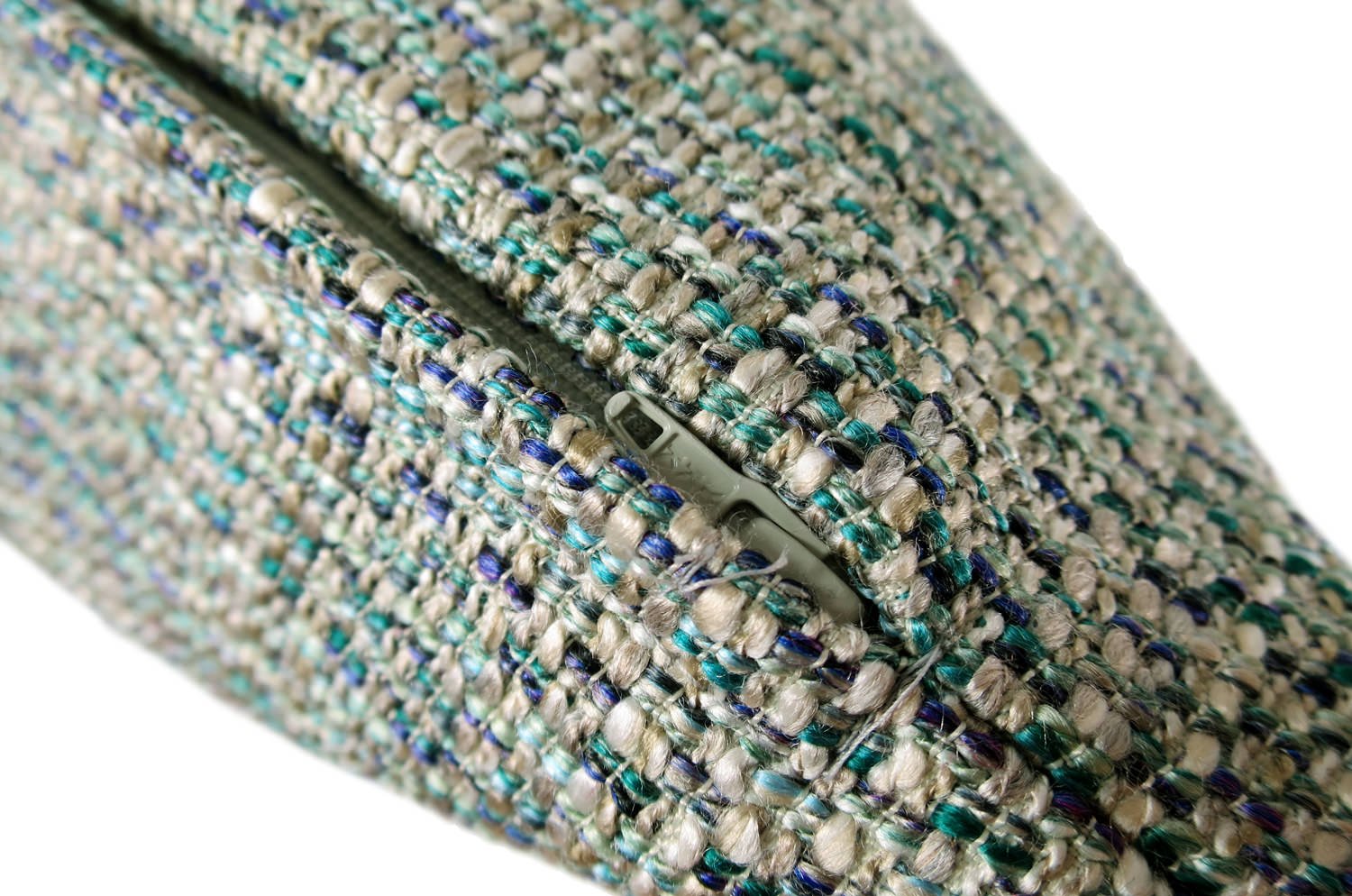 The CAMENGO カメンゴ センターフリンジクッションカバー ブルーグレー 45×45cm - HOUSE OF JAPAN Shop