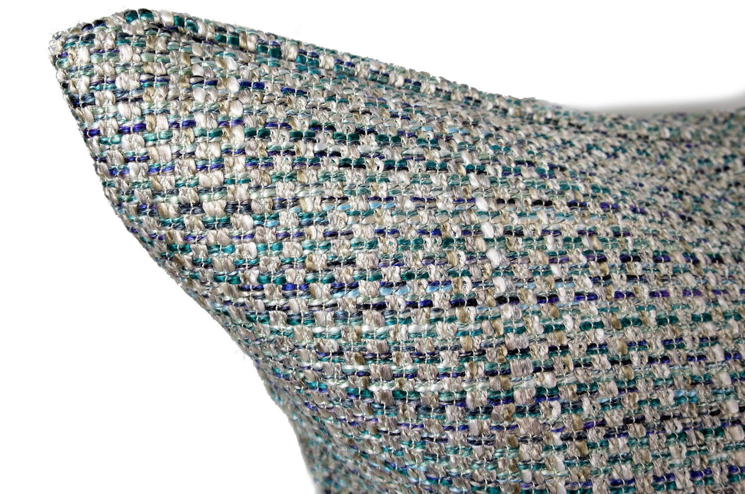 The CAMENGO カメンゴ センターフリンジクッションカバー ブルーグレー 45×45cm - HOUSE OF JAPAN Shop