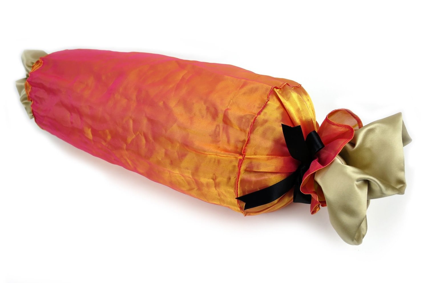 The Candy ヤコブ&フィスバファブリックキャンディー型クッション 美オレンジピンク 43×Φ16cm - HOUSE OF JAPAN Shop