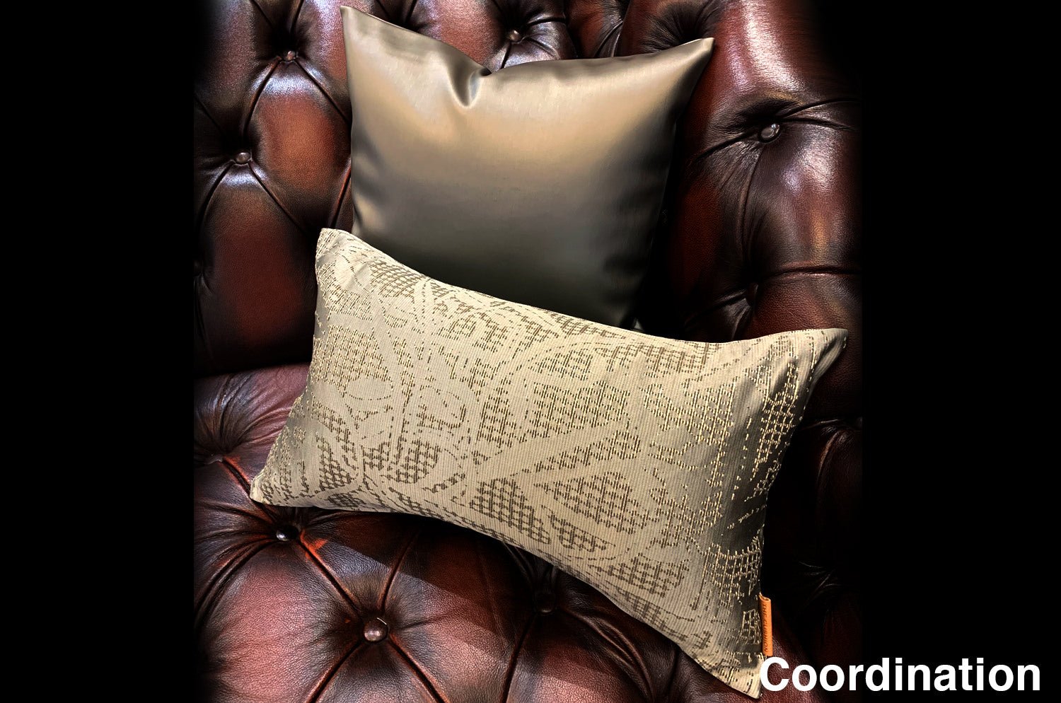 The CARACAS アルマーニカーザ カラカス クッション (セージグリーン) 50×30cm 中材付 - HOUSE OF JAPAN Shop