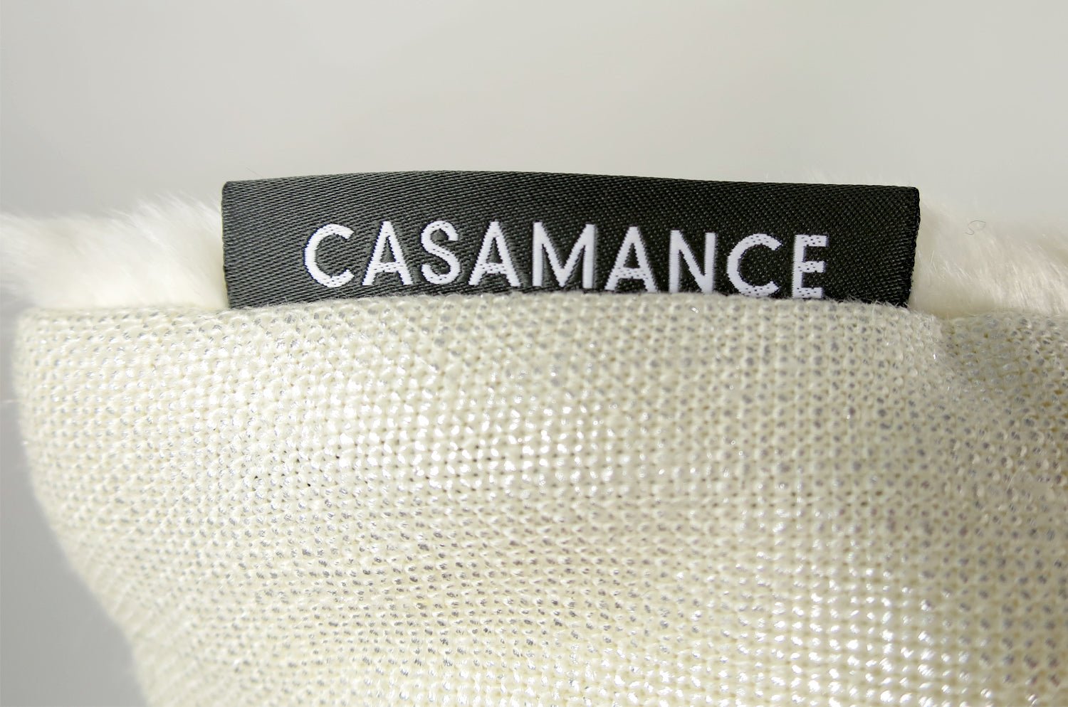 The CASAMANCE カサマンス フェイクファークッションカバー 40×40cm - HOUSE OF JAPAN Shop