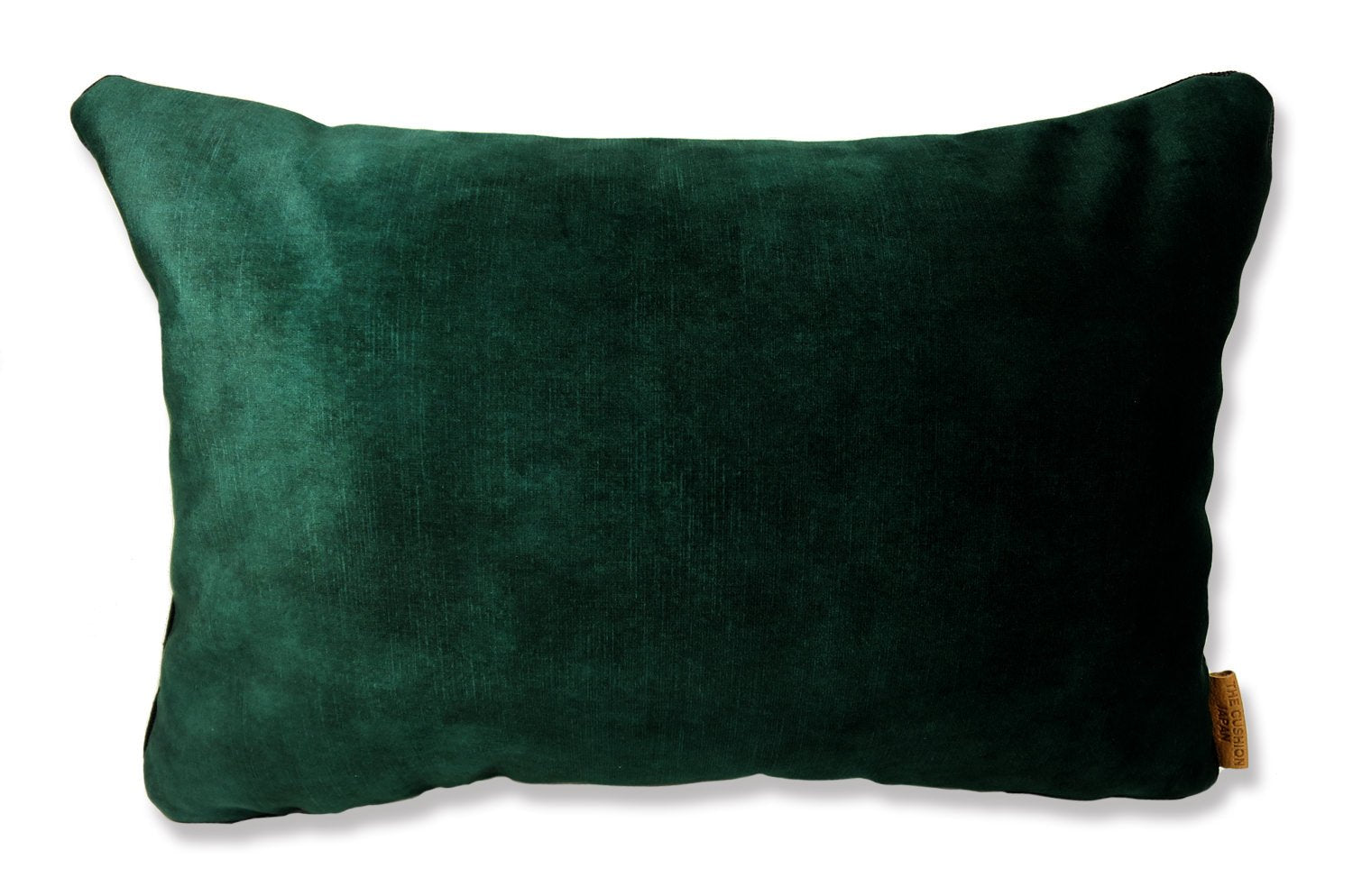 The CASAMANCE カサマンス ニット・ベルベット ツートンクッション (ファーグリーン&アクアグリーン) 45×30cm 中材付 - HOUSE OF JAPAN Shop