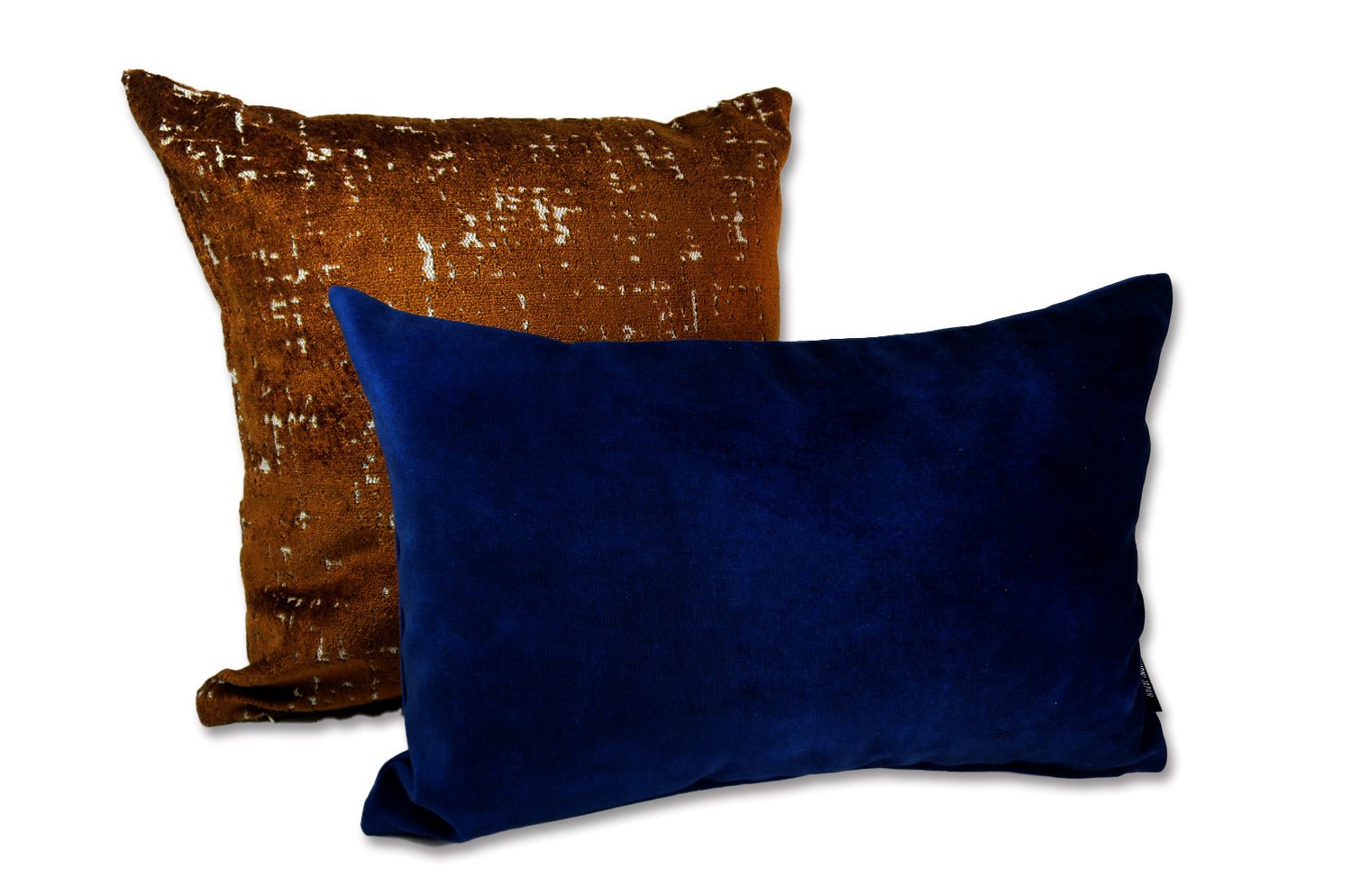 The CASAMANCE カサマンス ニット・ベルベット クッション(ネイビー) 45×30cm 中材付 - HOUSE OF JAPAN Shop