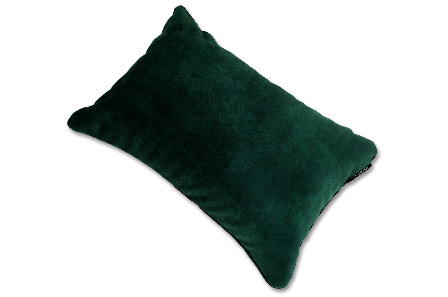 The CASAMANCE カサマンス ニット・ベルベット 横長クッション (ファーグリーン) 45×30cm 中材付 - HOUSE OF JAPAN Shop